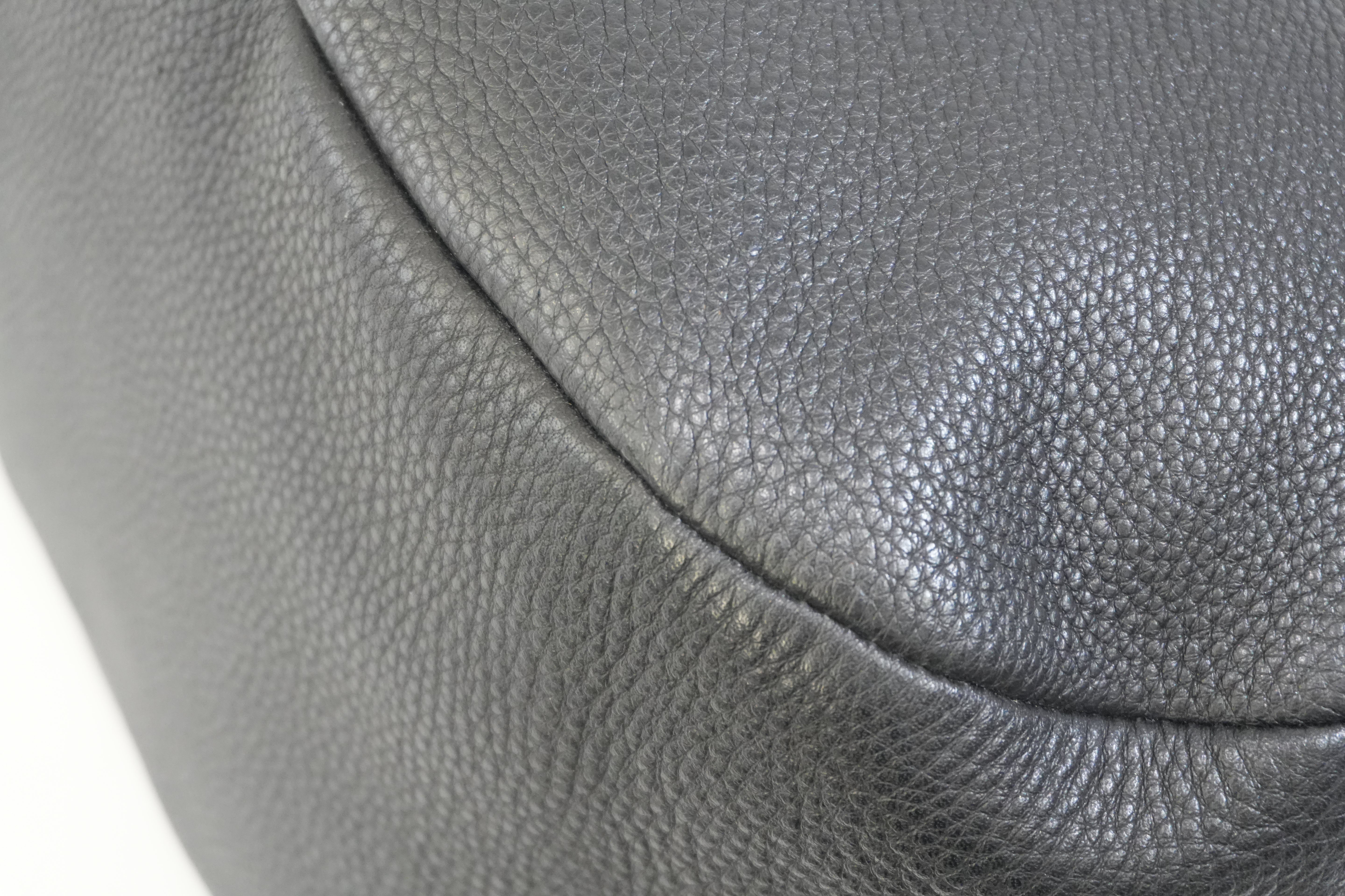 Pre-owned Prada Hobo Shoulder Bag Daino Black