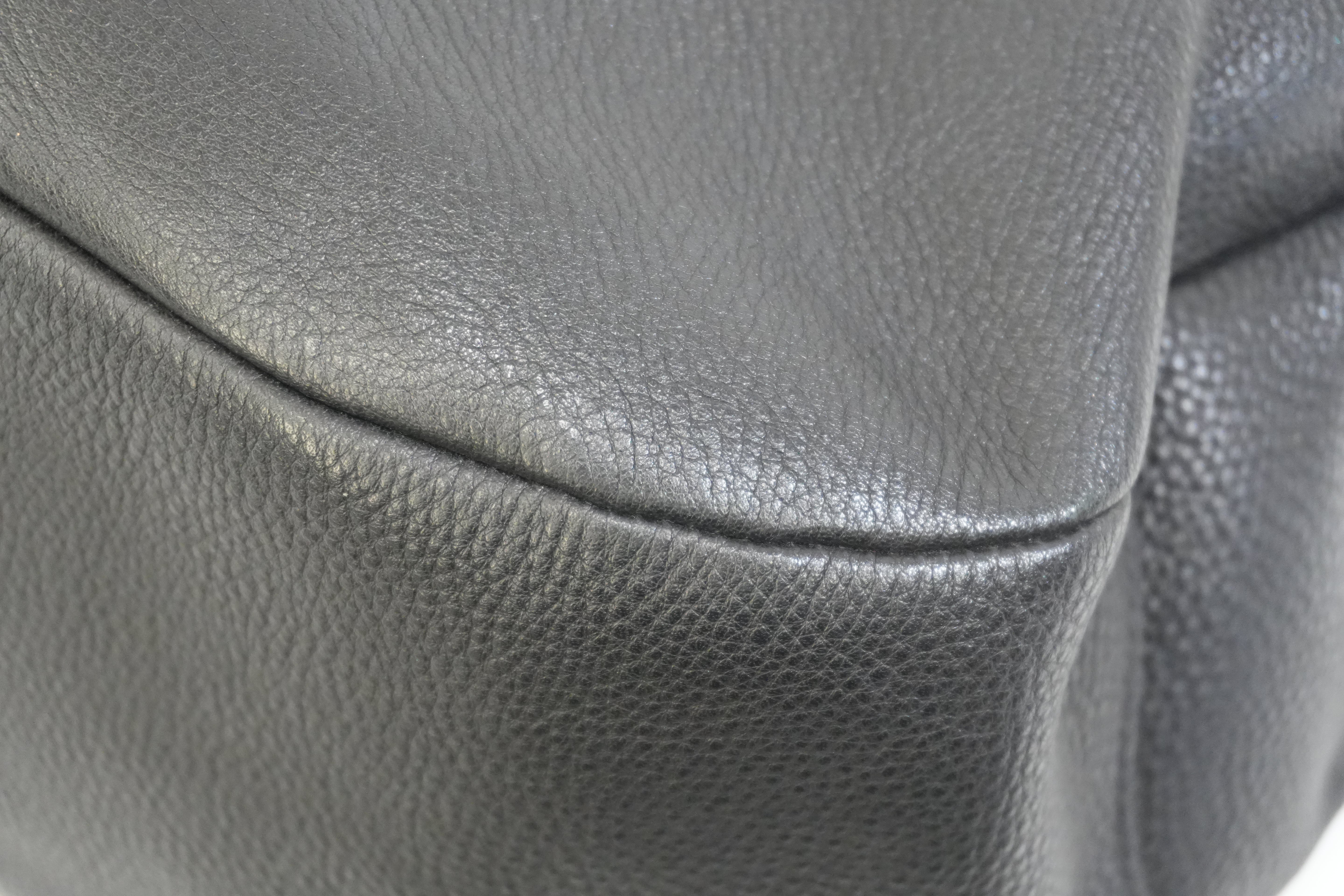 Pre-owned Prada Hobo Shoulder Bag Daino Black