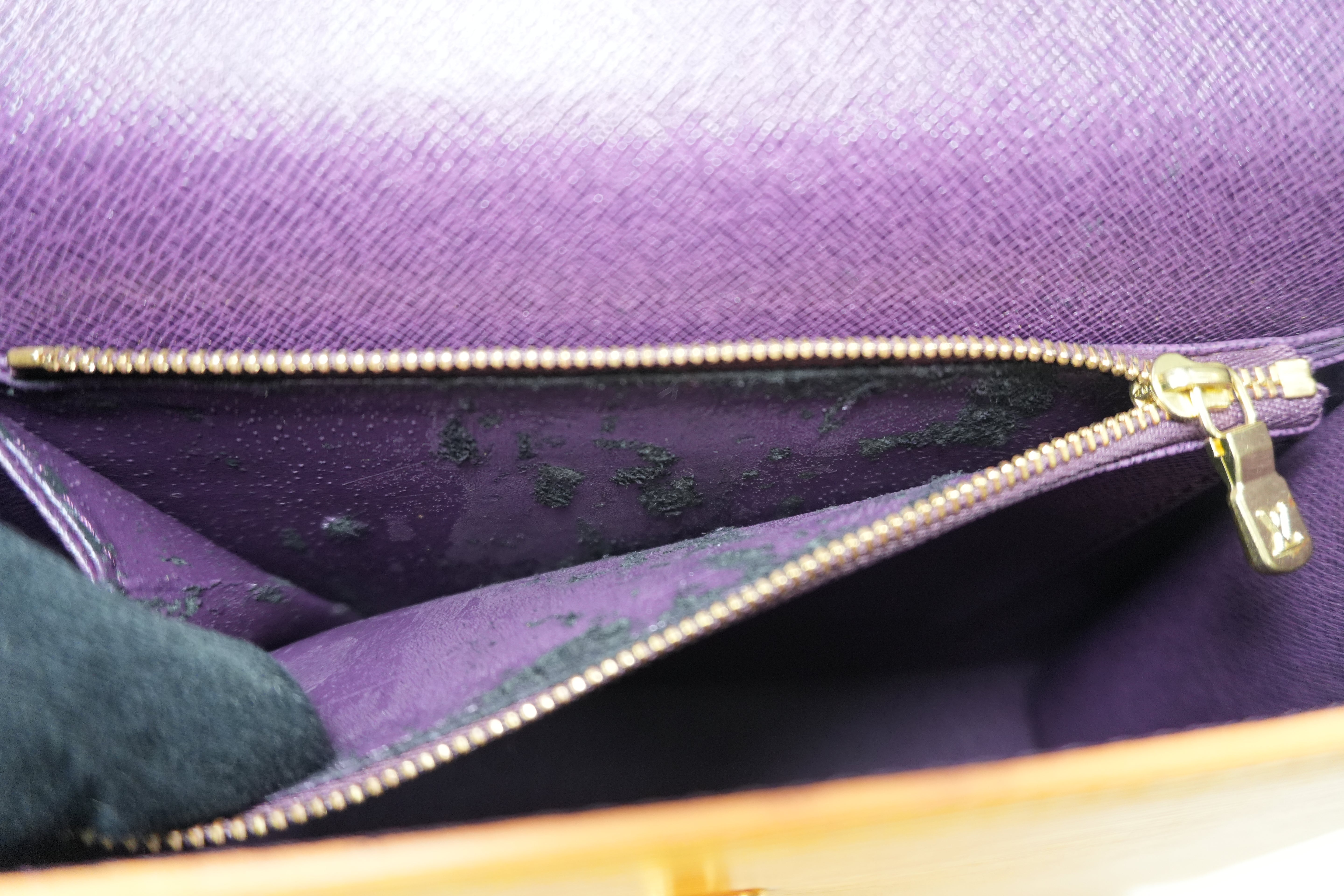 Pre-owned Louis Vuitton Epi Malesherbe Handbag Yellow