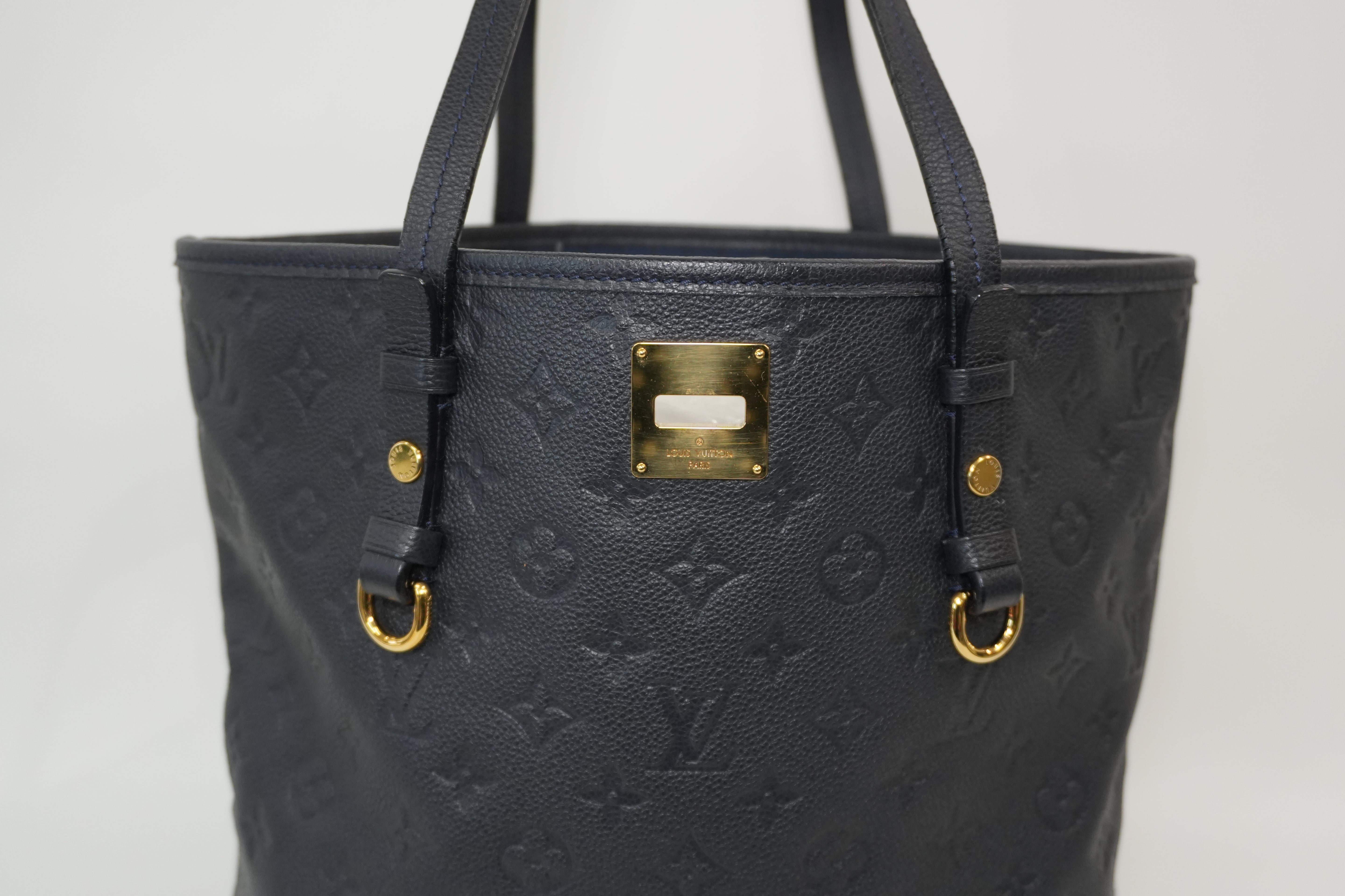 Pre-Owned Louis Vuitton Empriente Citadine PM Tote Bag Navy