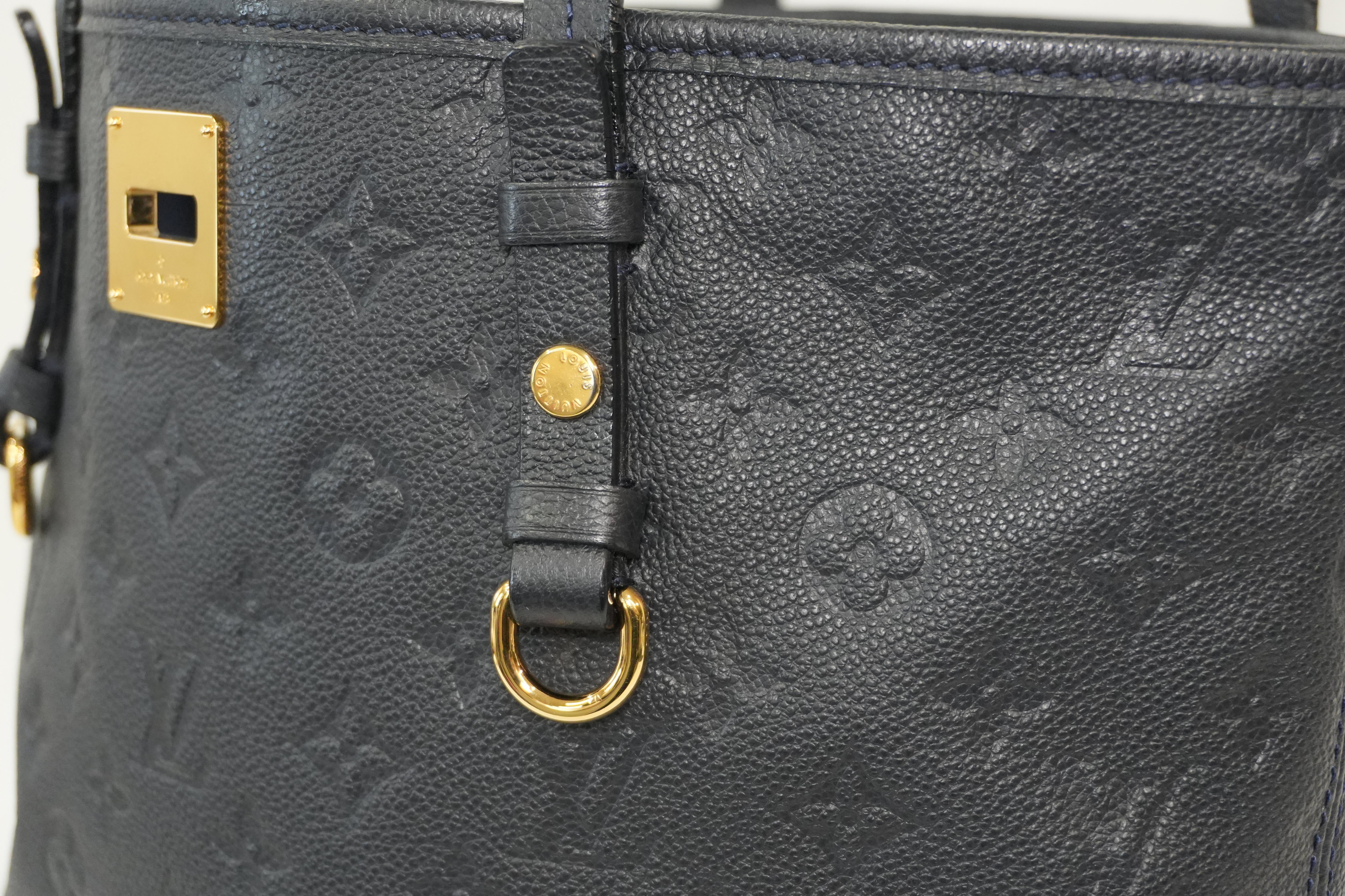 Pre-Owned Louis Vuitton Empriente Citadine PM Tote Bag Navy