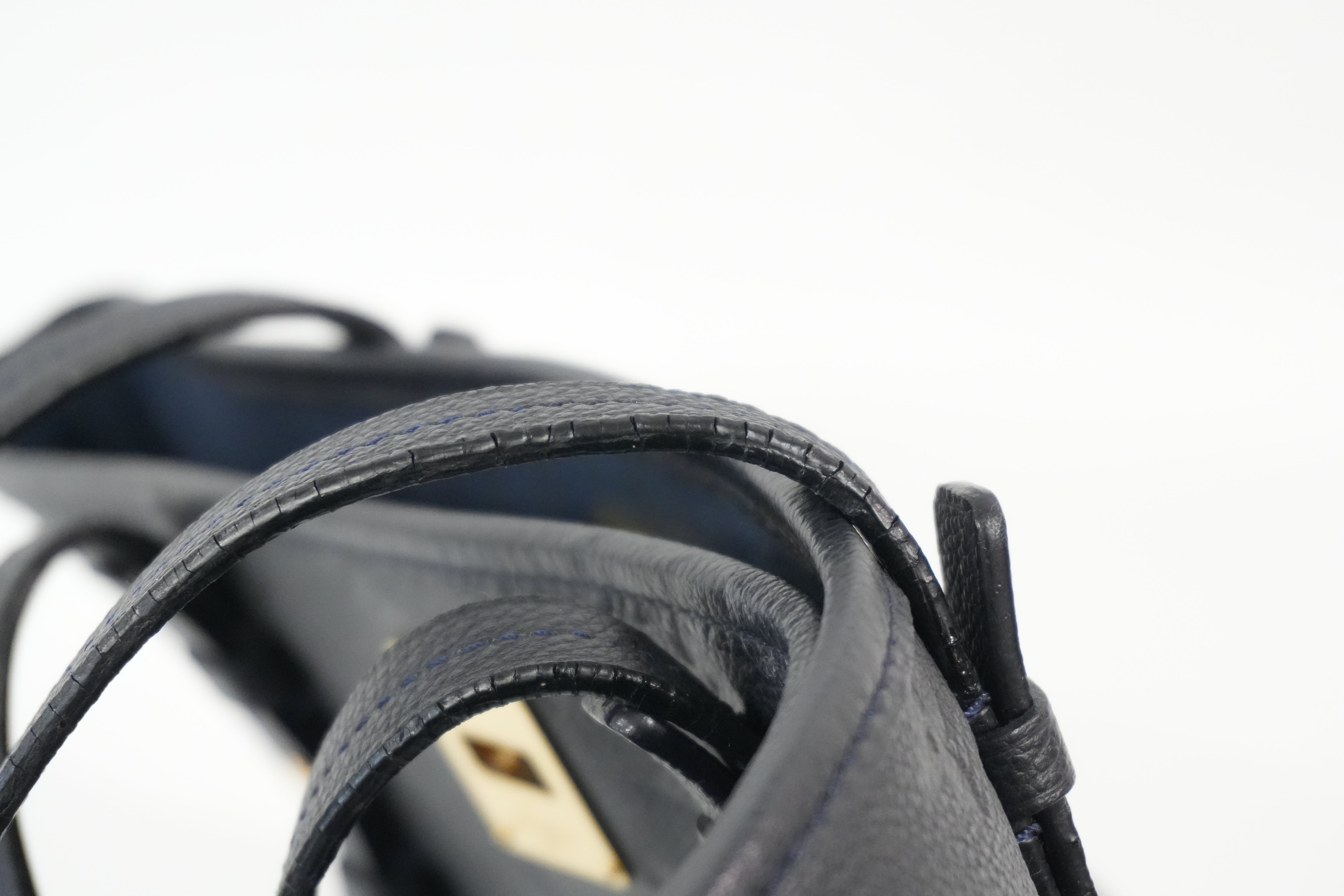 Pre-Owned Louis Vuitton Empriente Citadine PM Tote Bag Navy