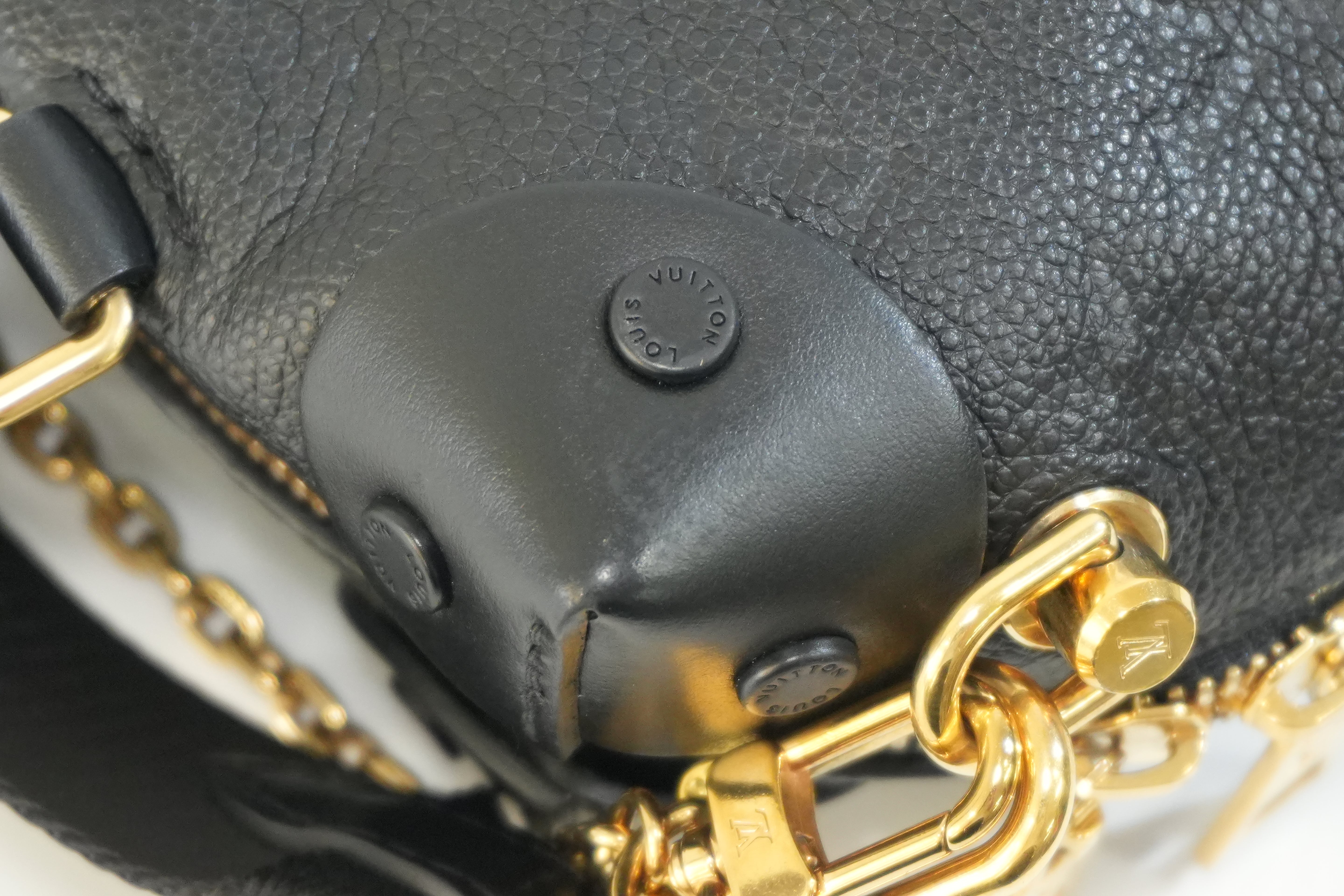 Pre-owned Louis Vuitton Empriente Petite Malle Souple Crossbody Bag Black