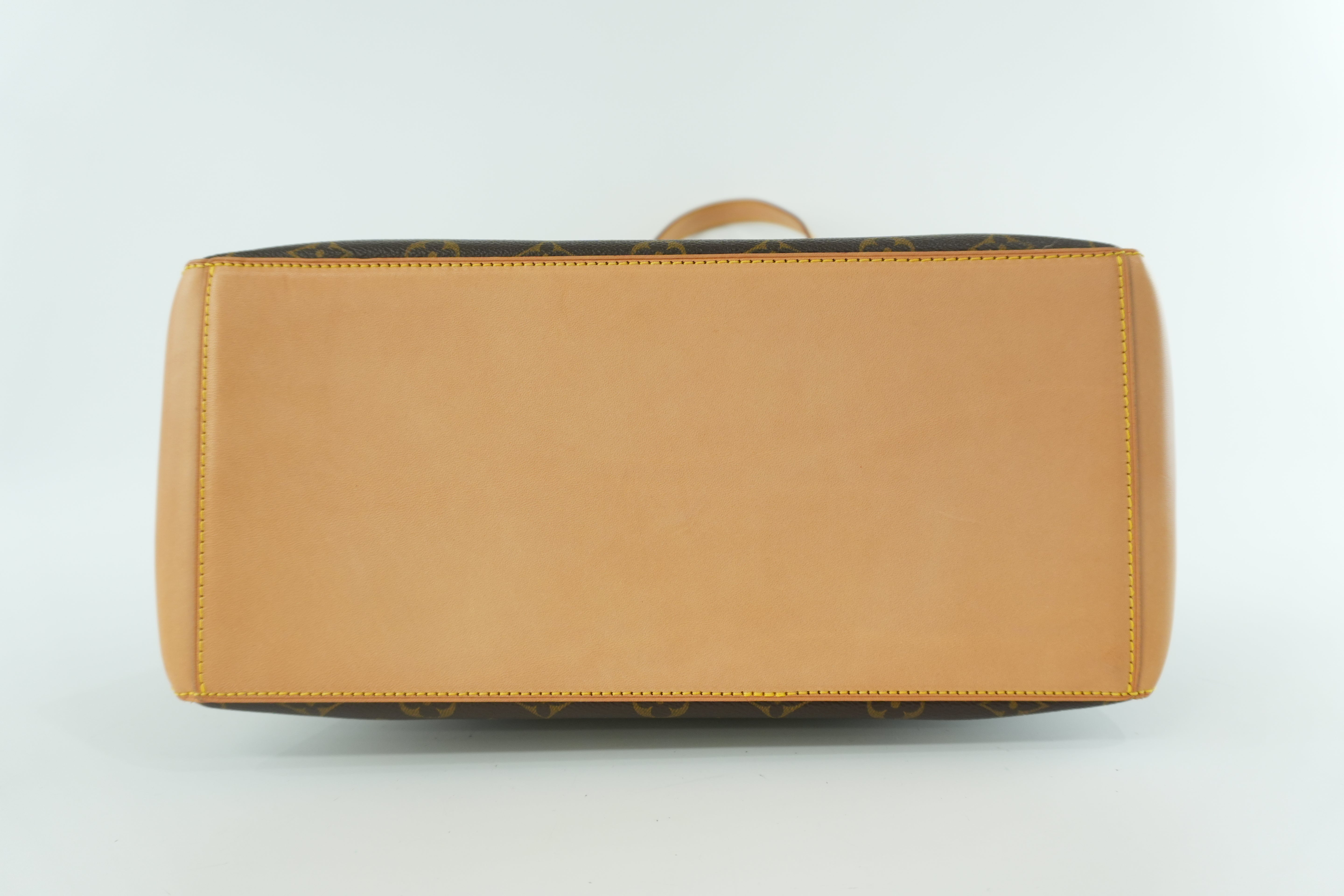 Louis Vuitton Monogram Cabas Mezzo Tote Bag Used