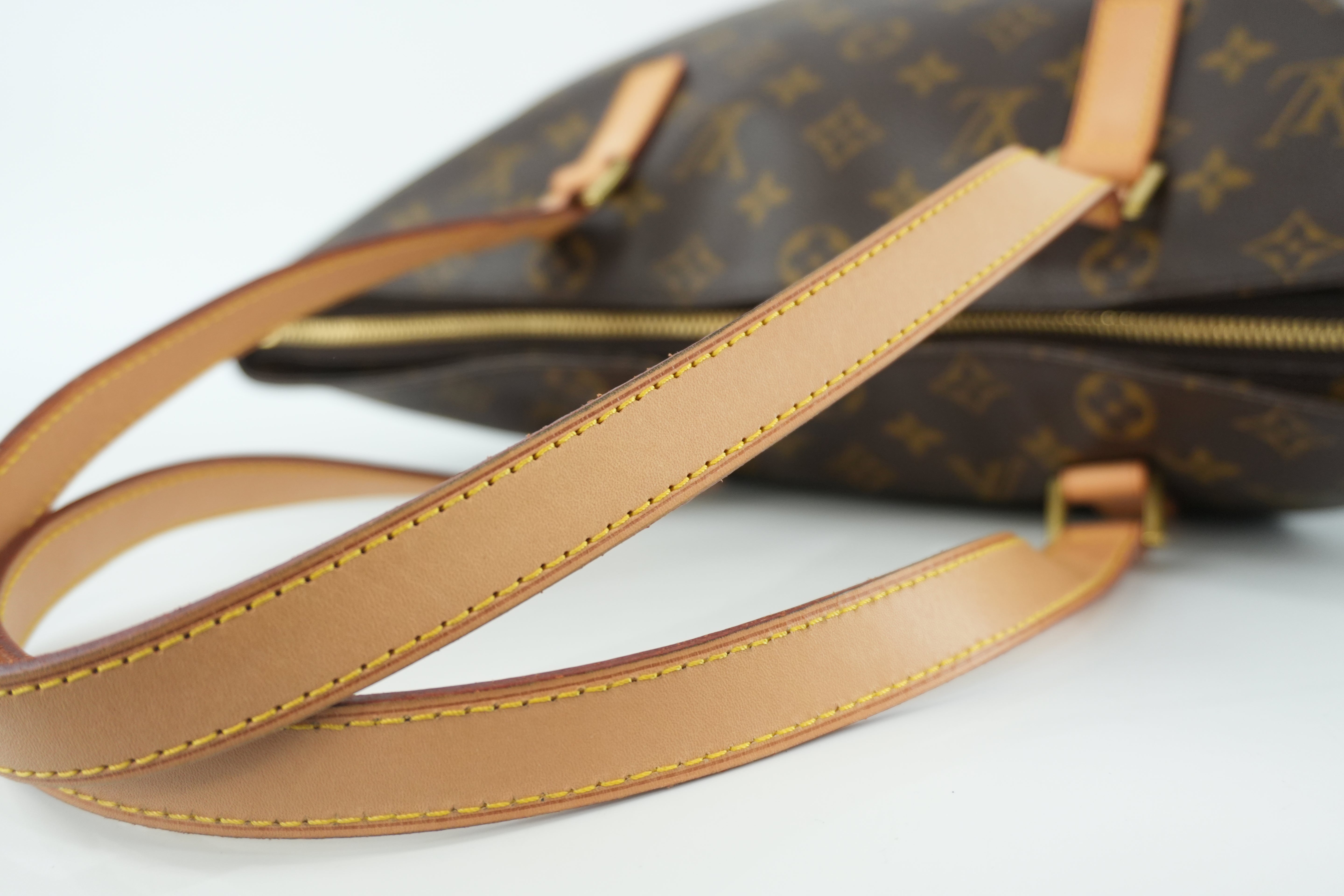 Louis Vuitton Monogram Cabas Mezzo Tote Bag Used