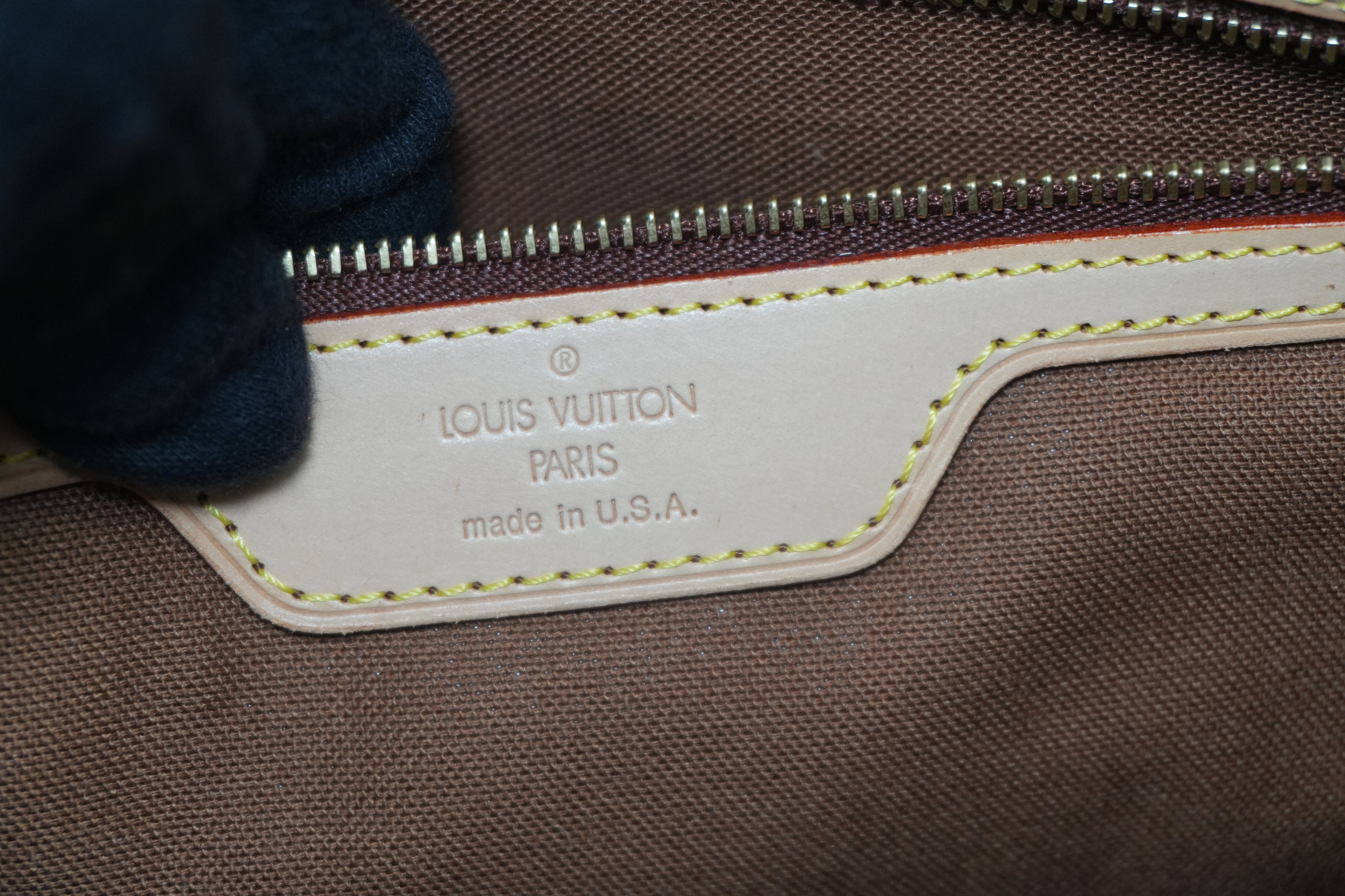 Louis Vuitton Monogram Cabas Mezzo Tote Bag Used