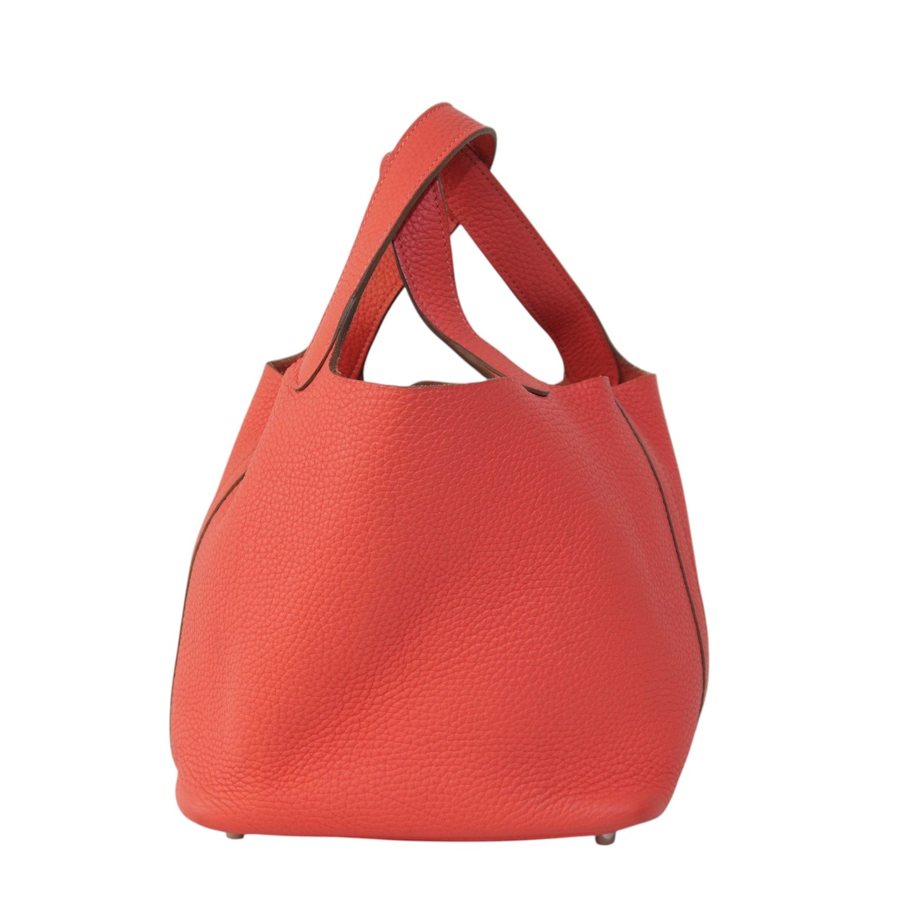 Pre-owned Hermes Picotin PM Red Year 2012