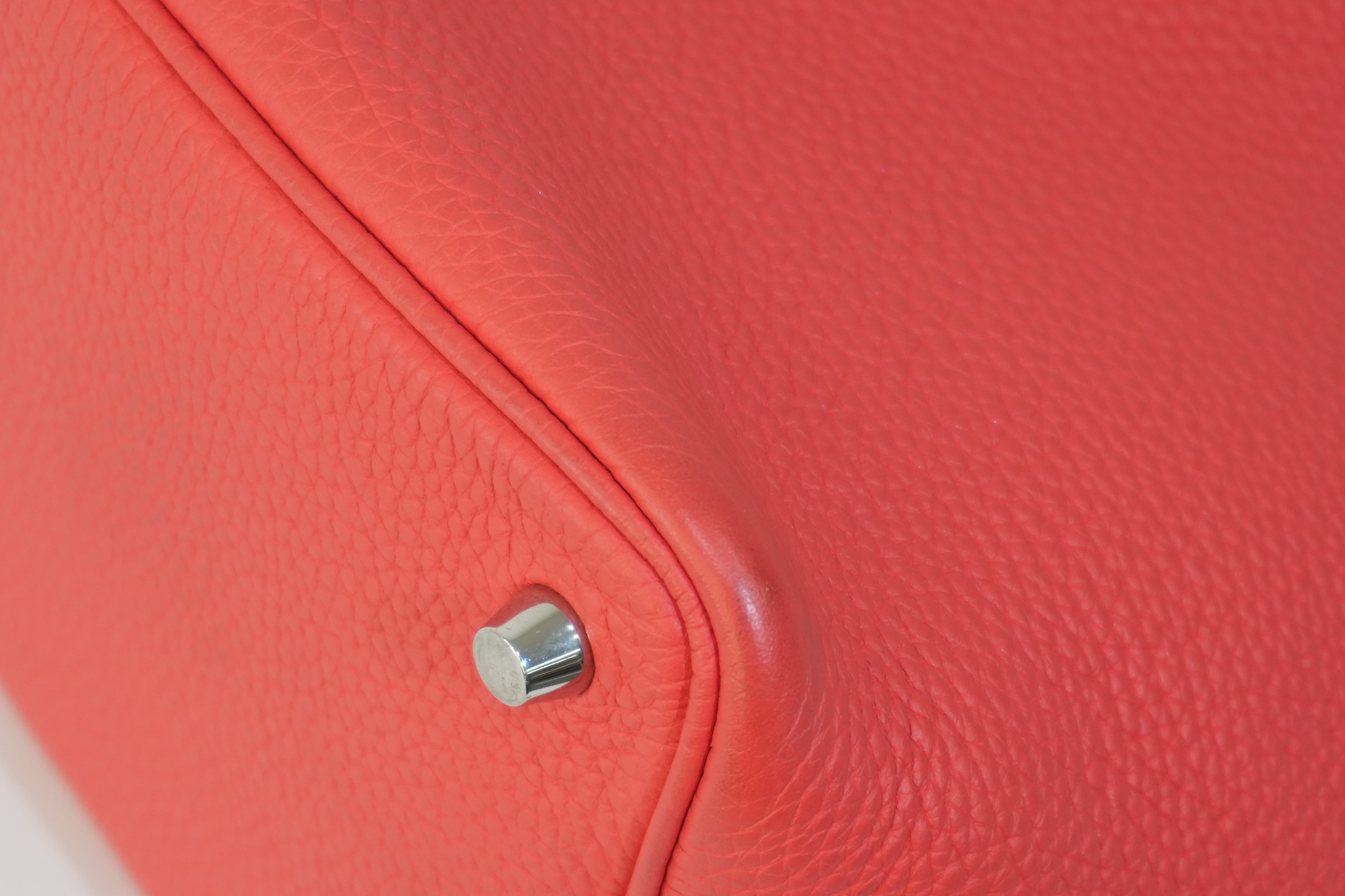 Pre-owned Hermes Picotin PM Red Year 2012