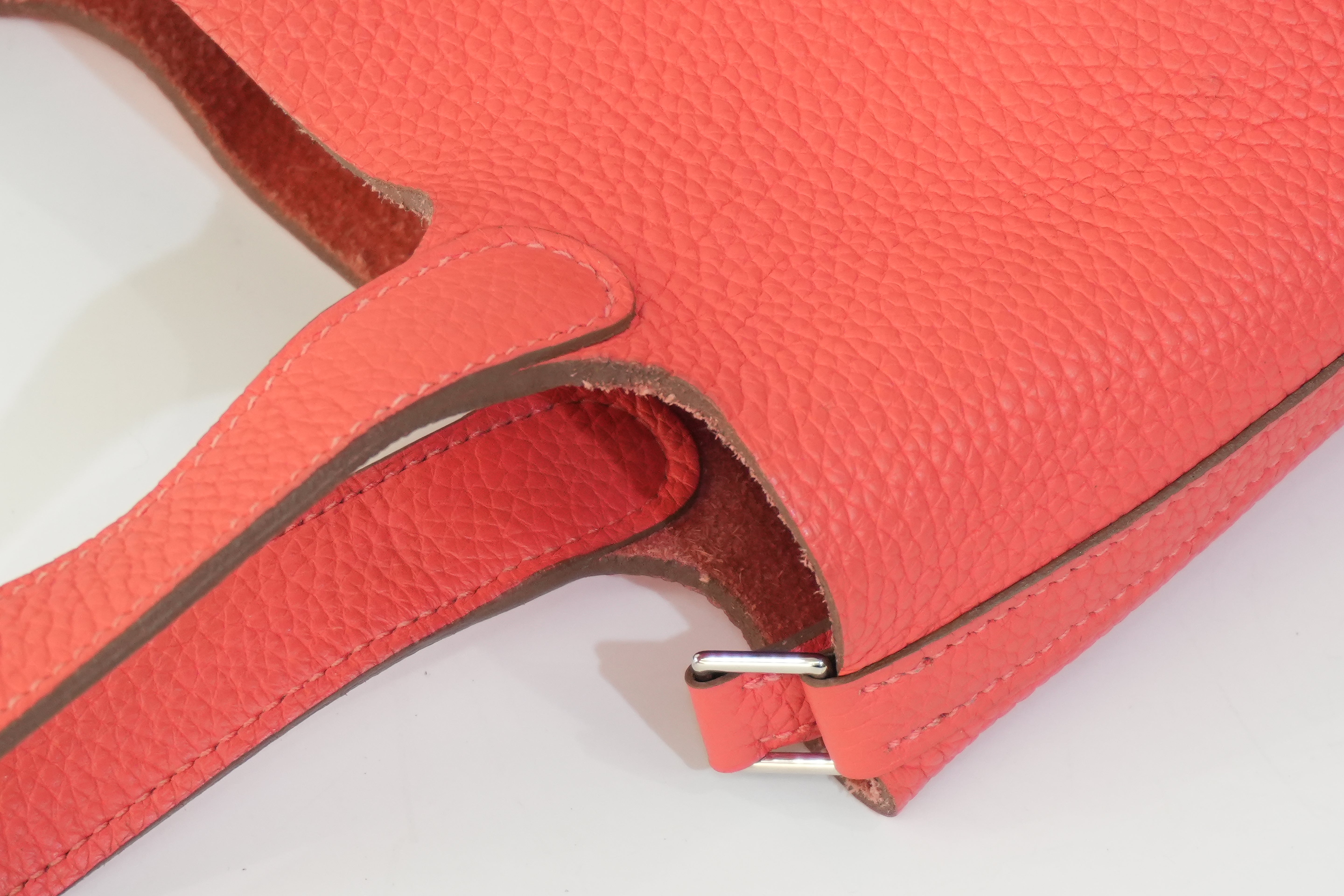 Pre-owned Hermes Picotin PM Red Year 2012