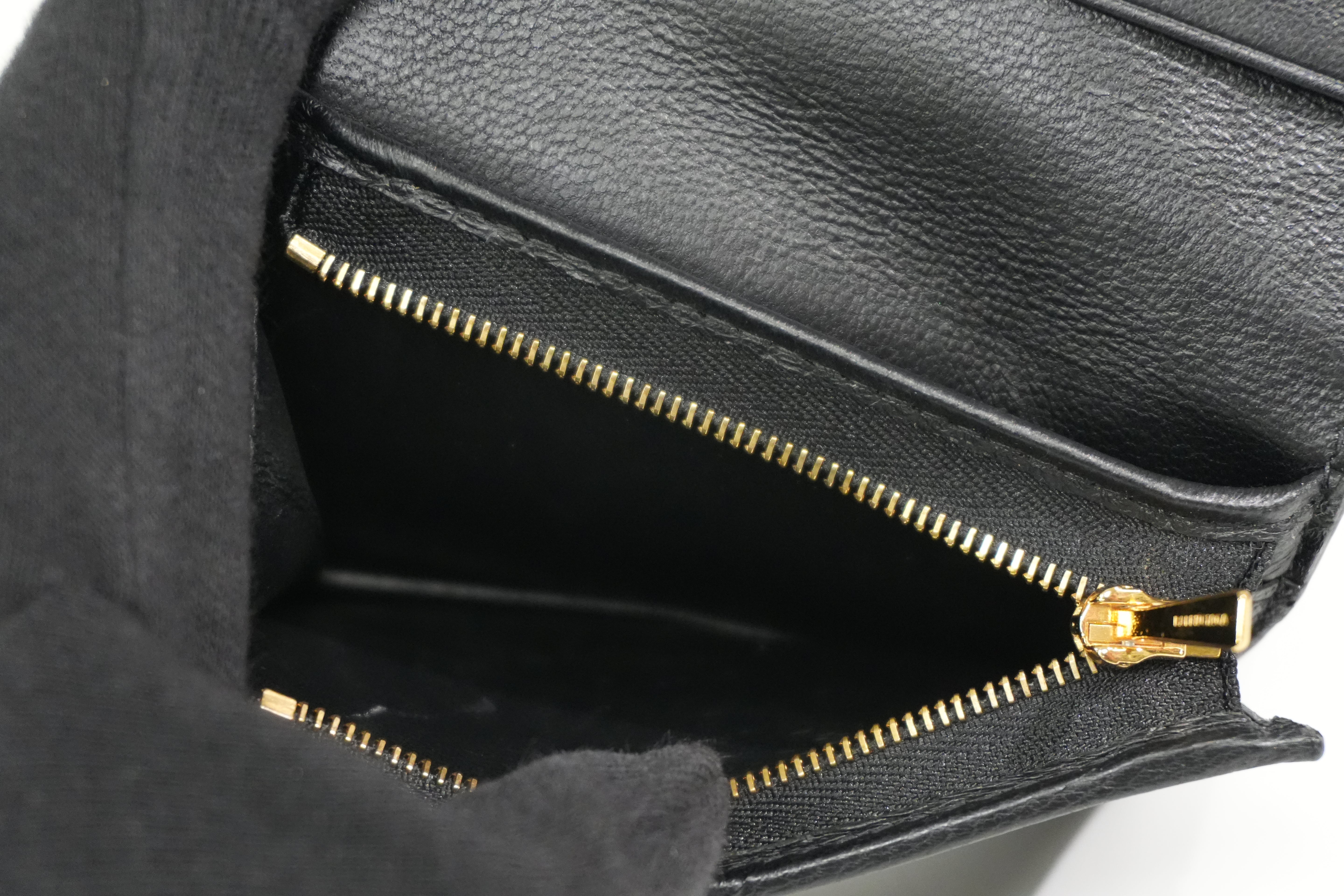 Pre-owned Balenciaga Bifold Wallet Black