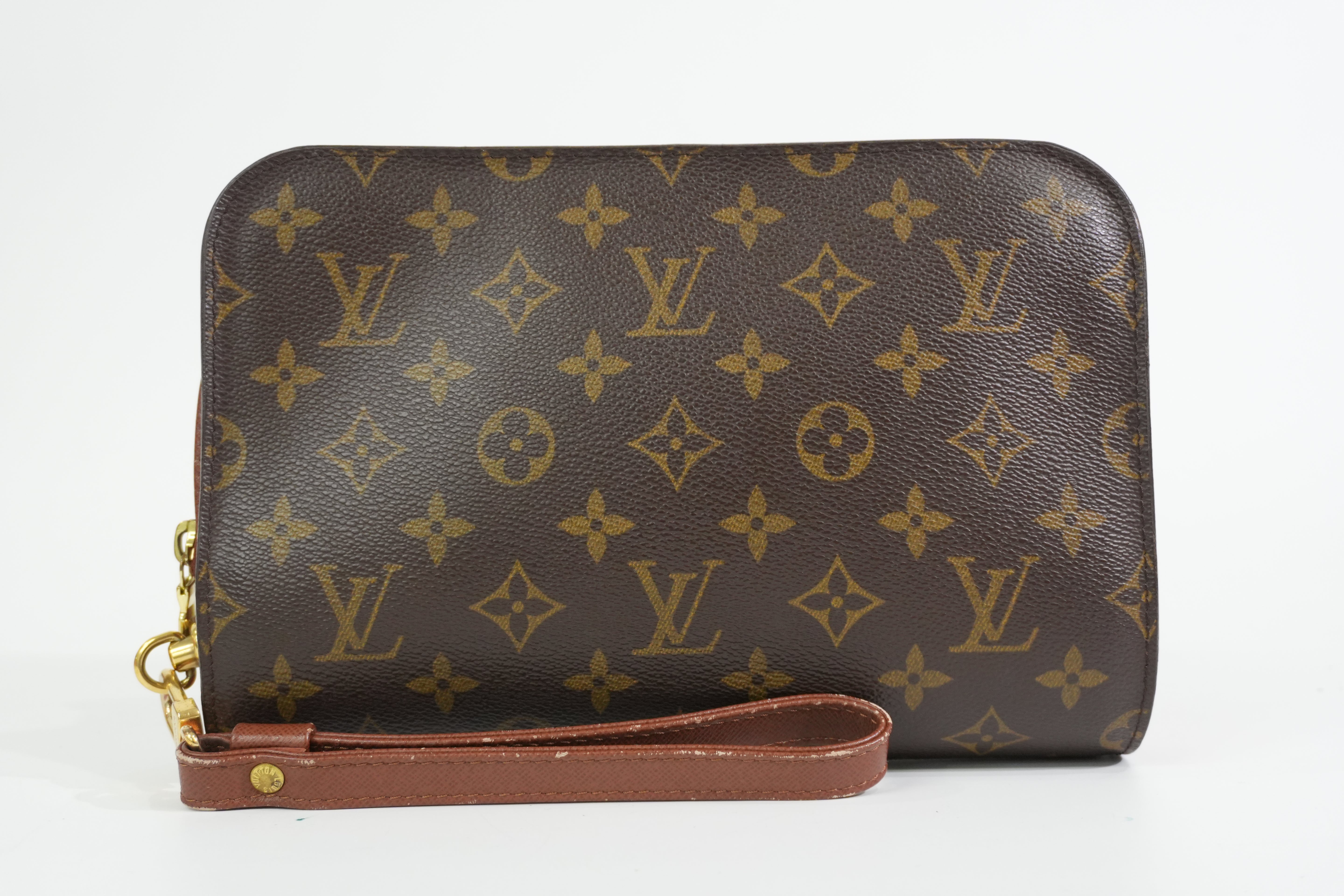 Pre-owned Louis Vuitton Monogram Orsay Wrist Clutch