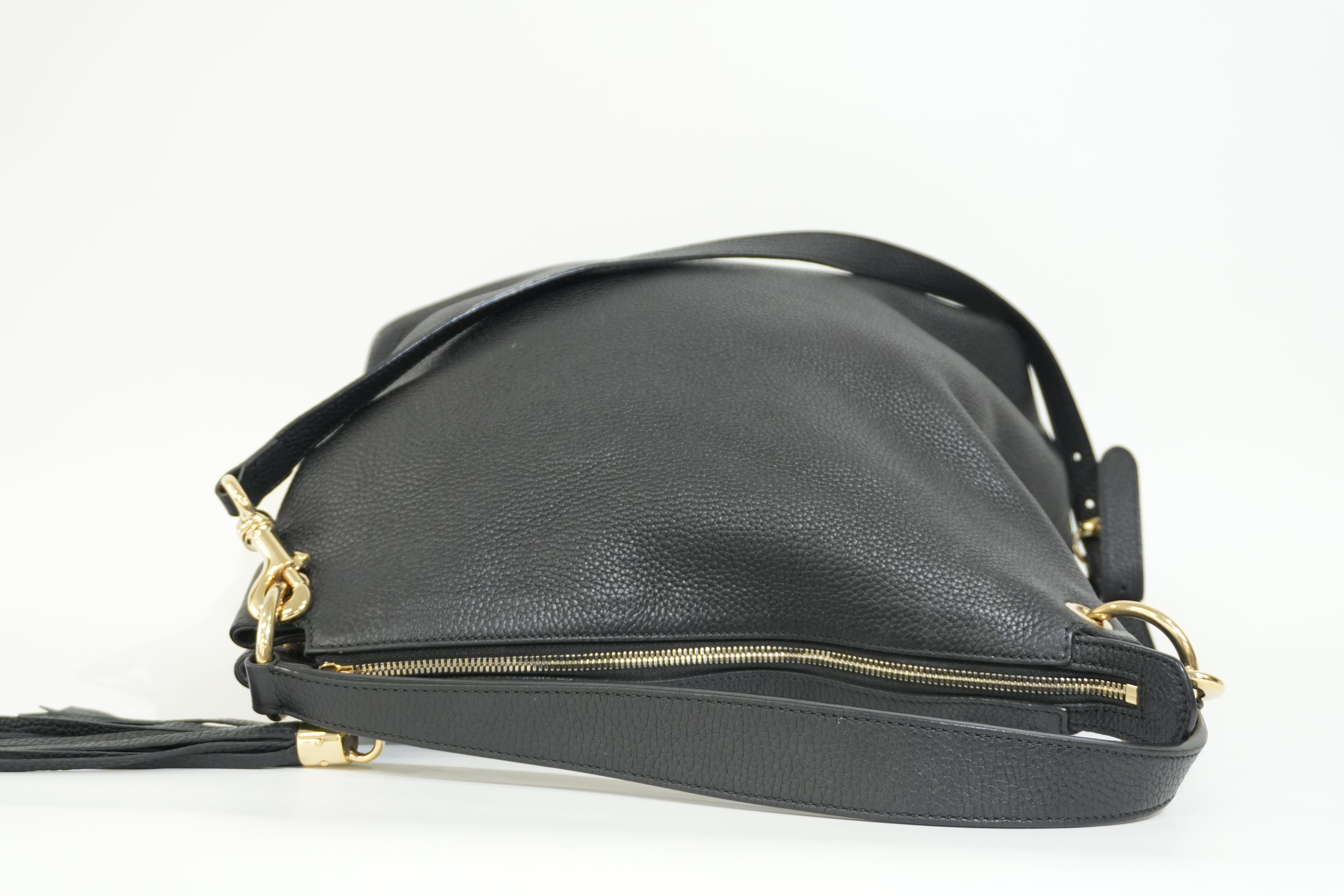 Pre-owned Gucci Two Way Soho Shoulder Bag Black