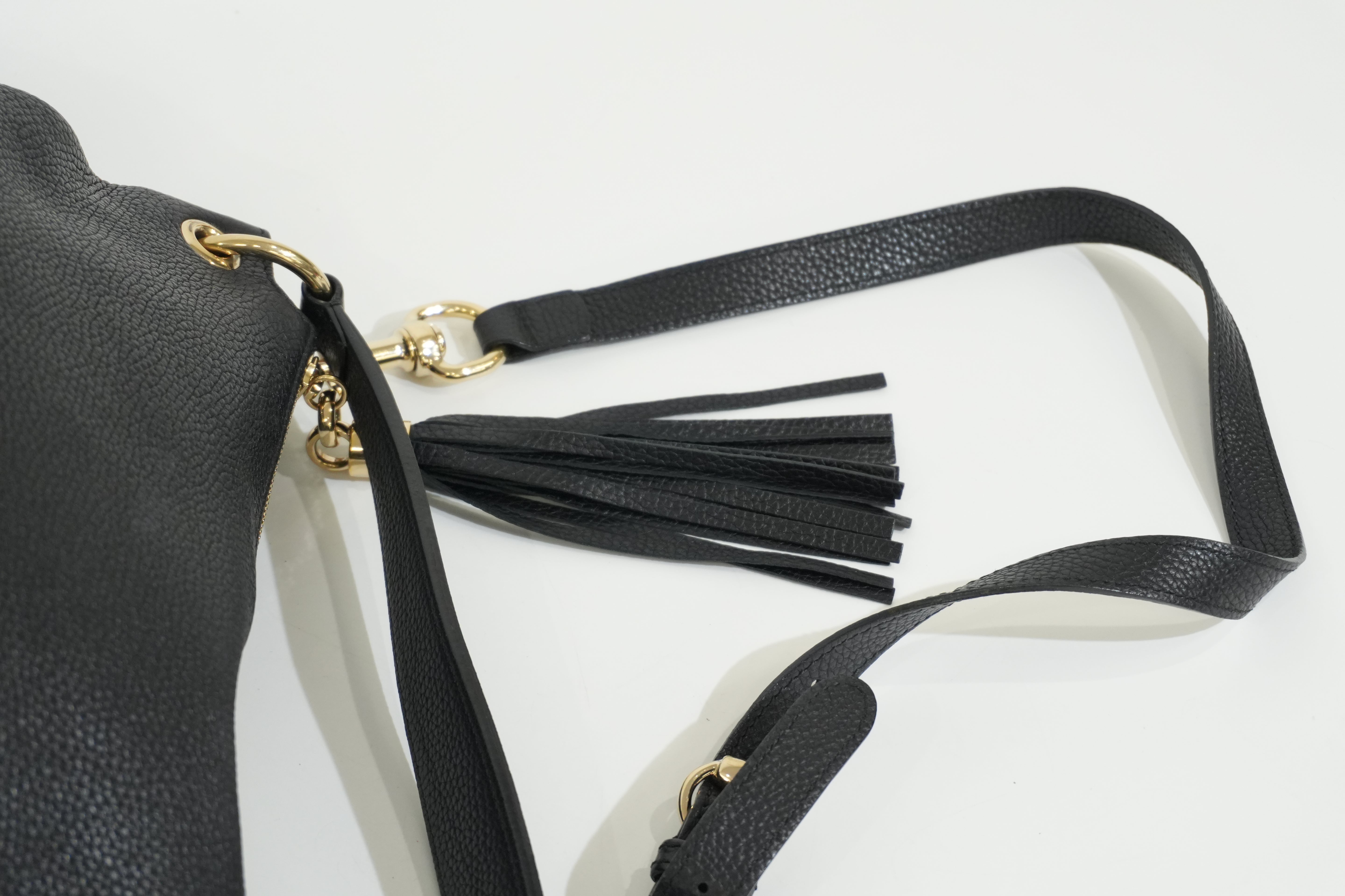 Pre-owned Gucci Two Way Soho Shoulder Bag Black