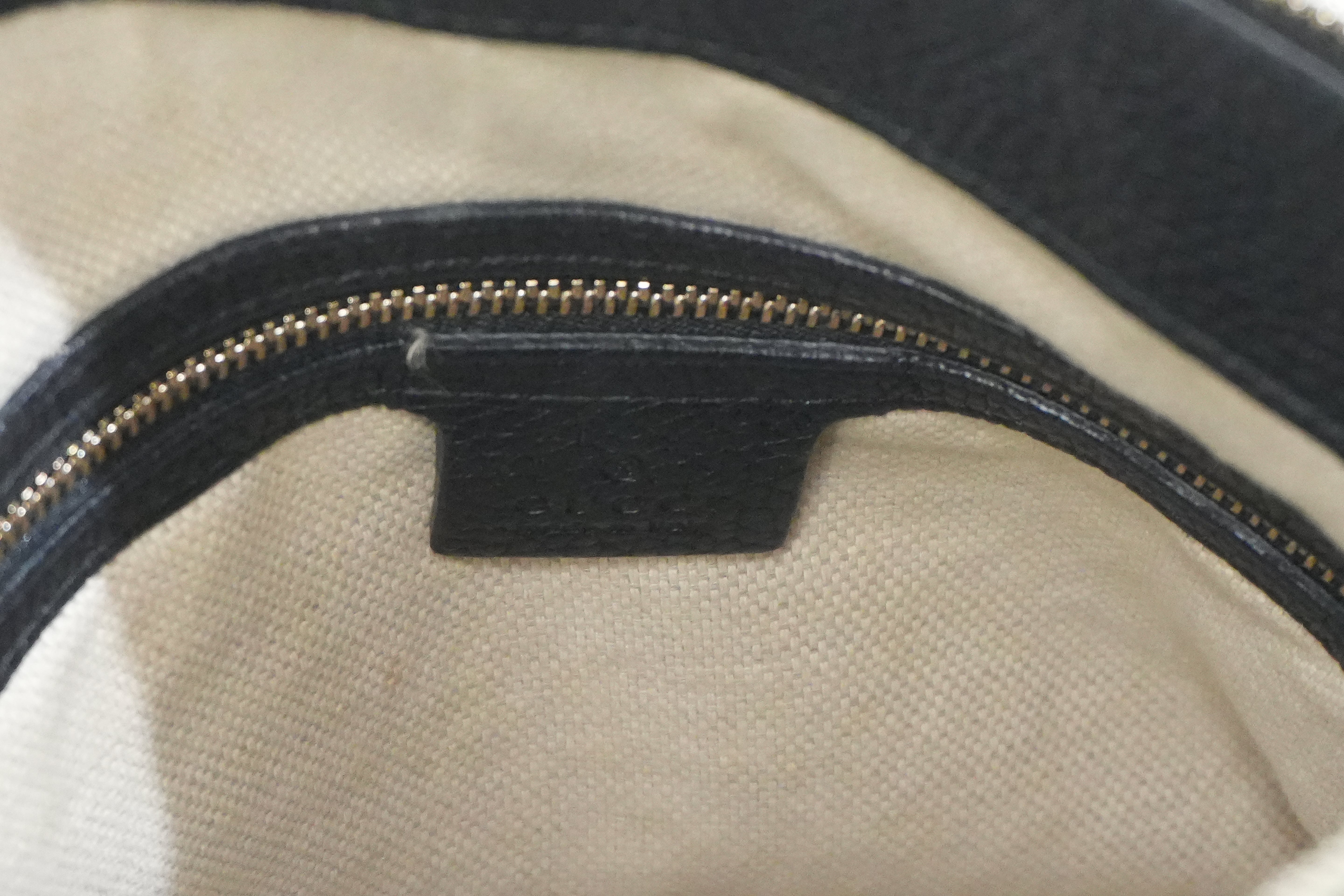 Pre-owned Gucci Two Way Soho Shoulder Bag Black