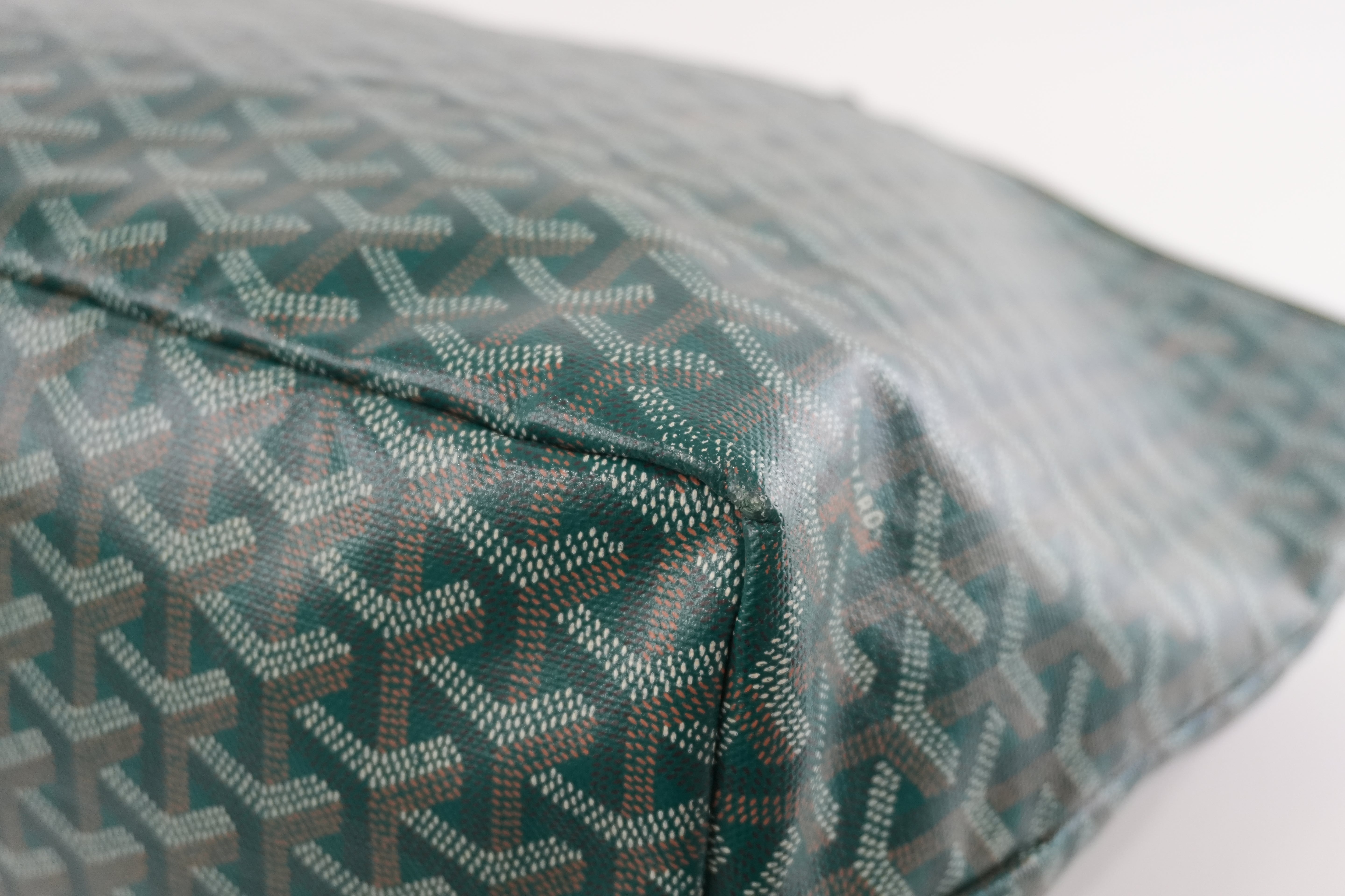 Pre-owned Goyard Saint Louis PM Green