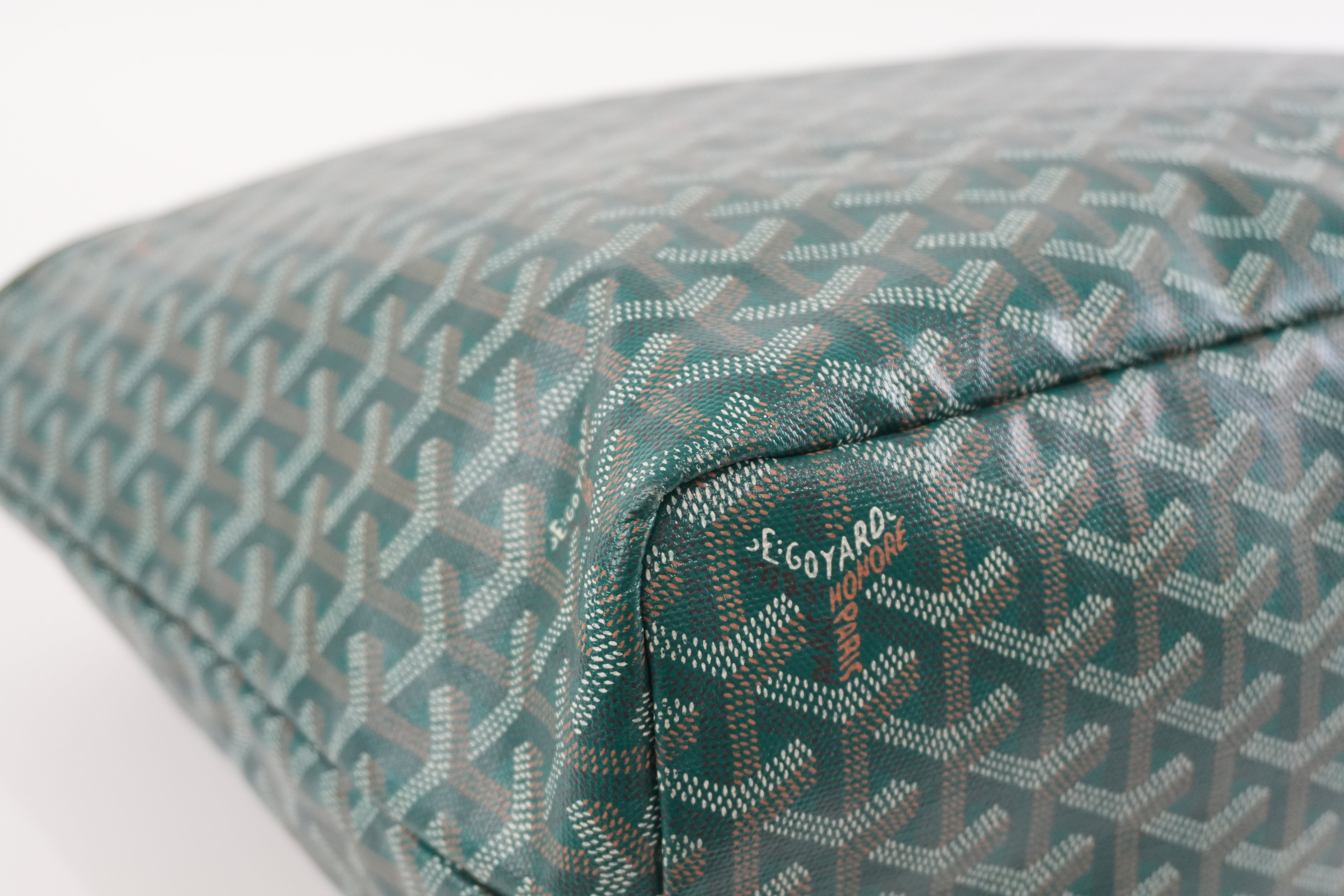 Pre-owned Goyard Saint Louis PM Green