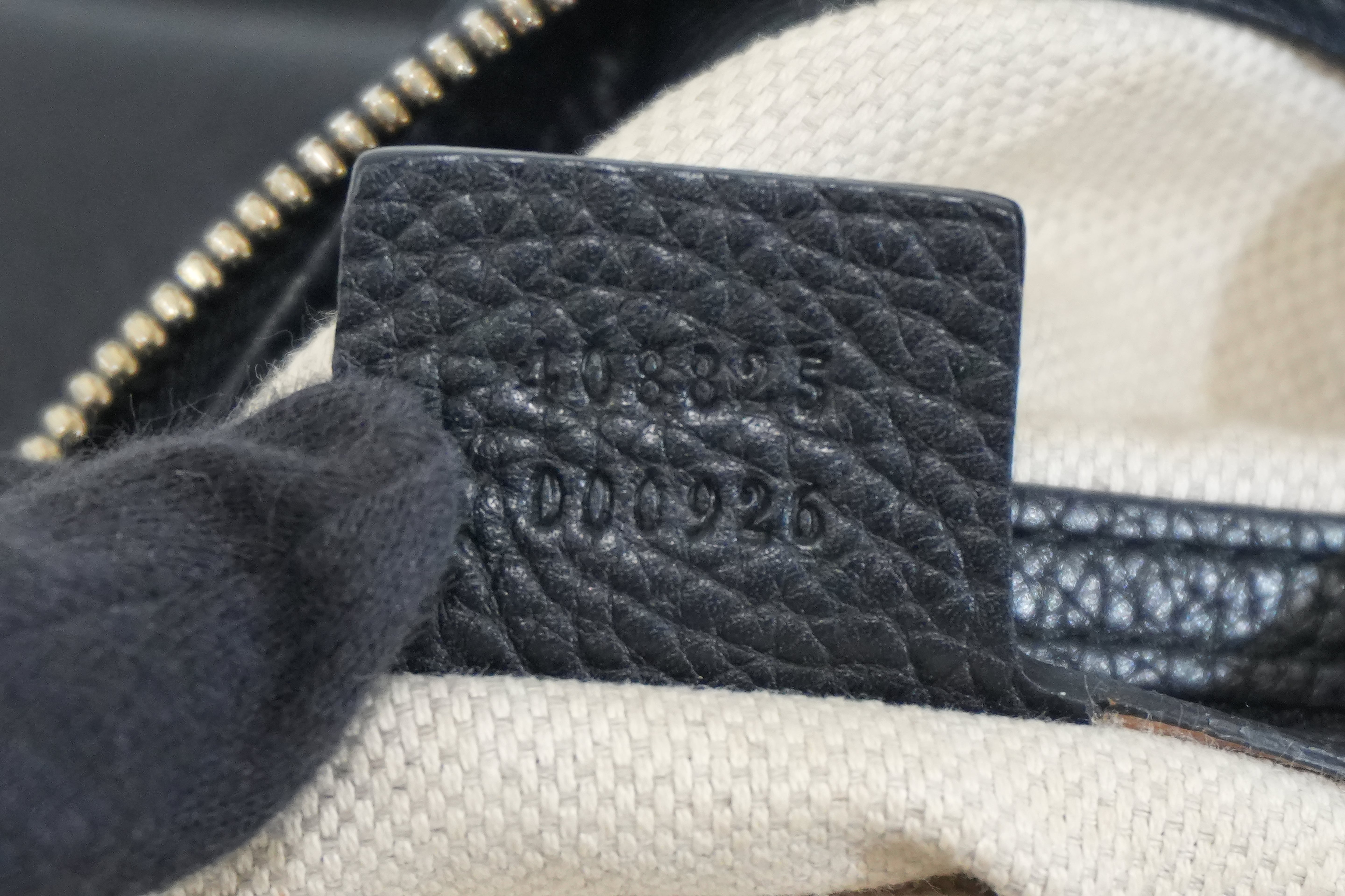Pre-owned Gucci Two Way Soho Shoulder Bag Black