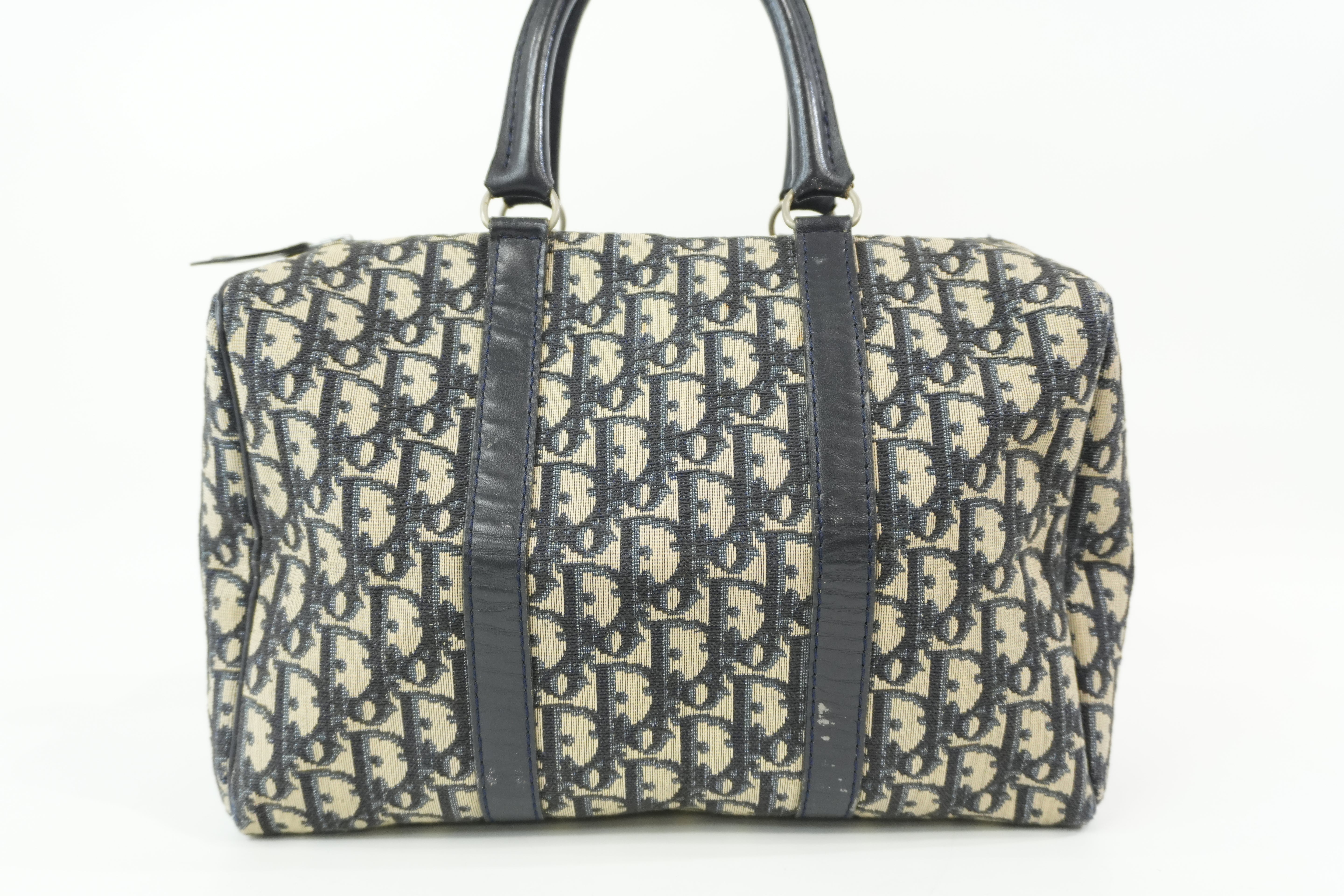Pre-Owned DIOR Oblique Boston Bag