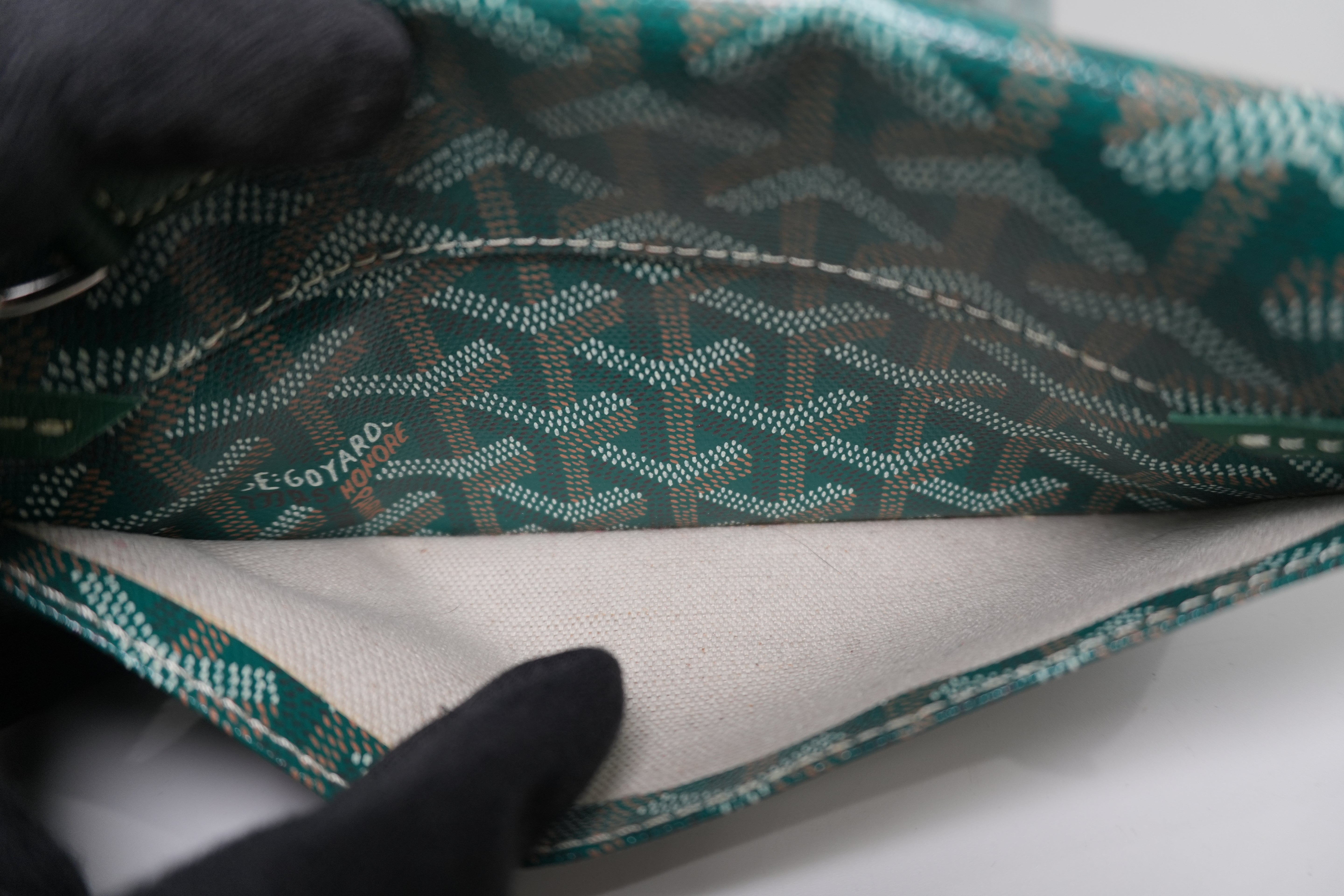 Pre-owned Goyard Saint Louis PM Green