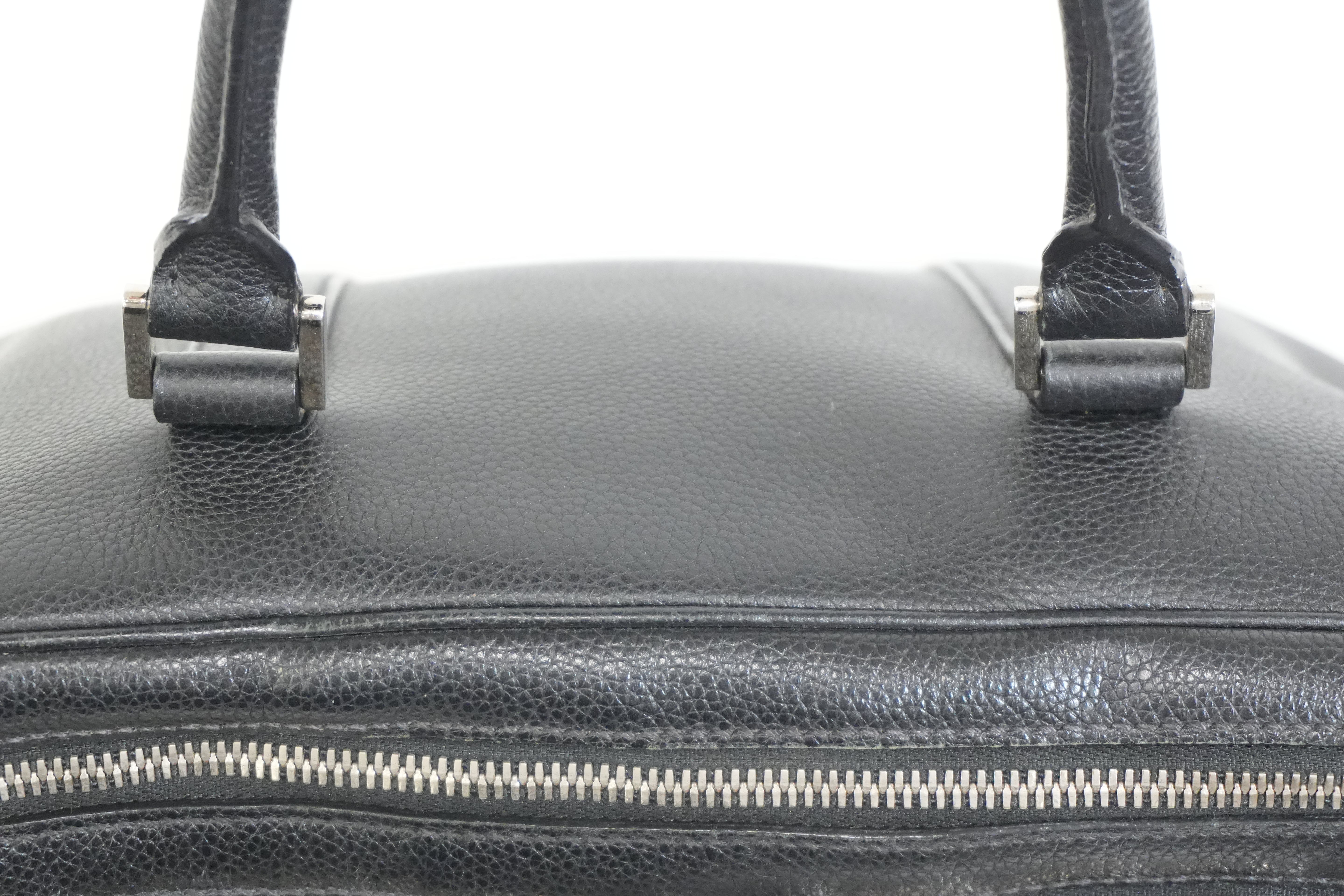 Pre-owned Prada Two Way Briefcase Black