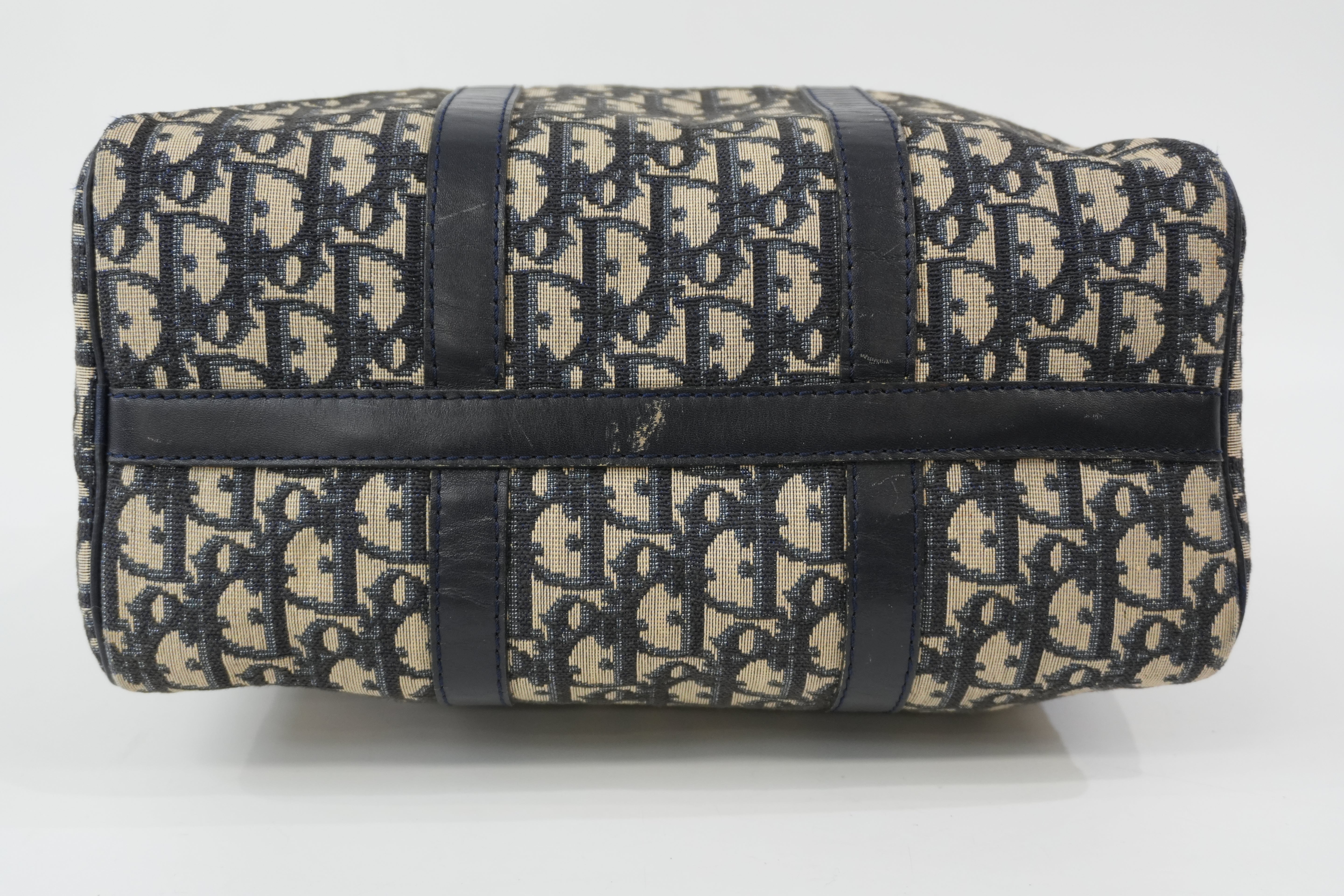 Pre-Owned DIOR Oblique Boston Bag