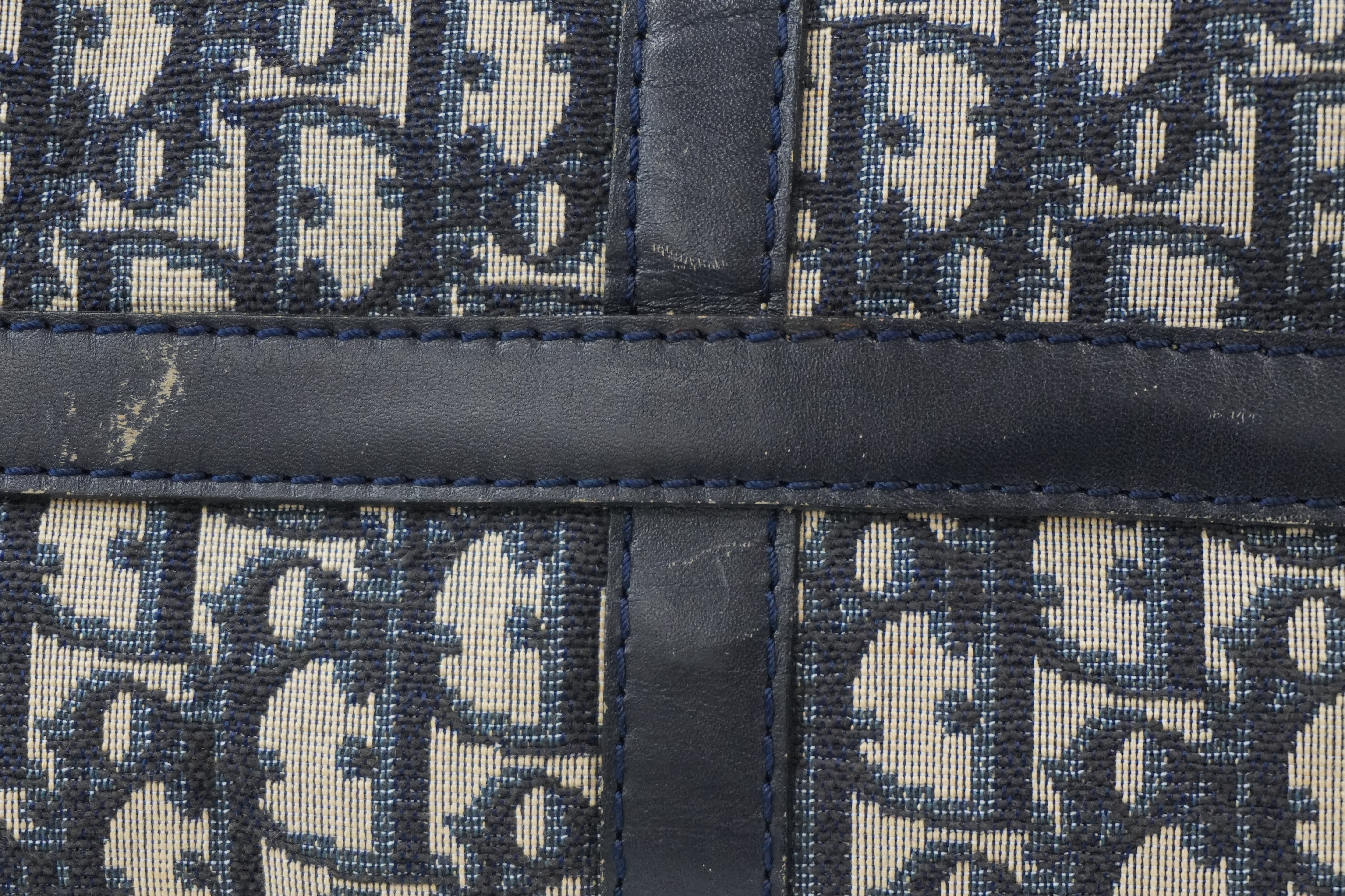 Pre-Owned DIOR Oblique Boston Bag