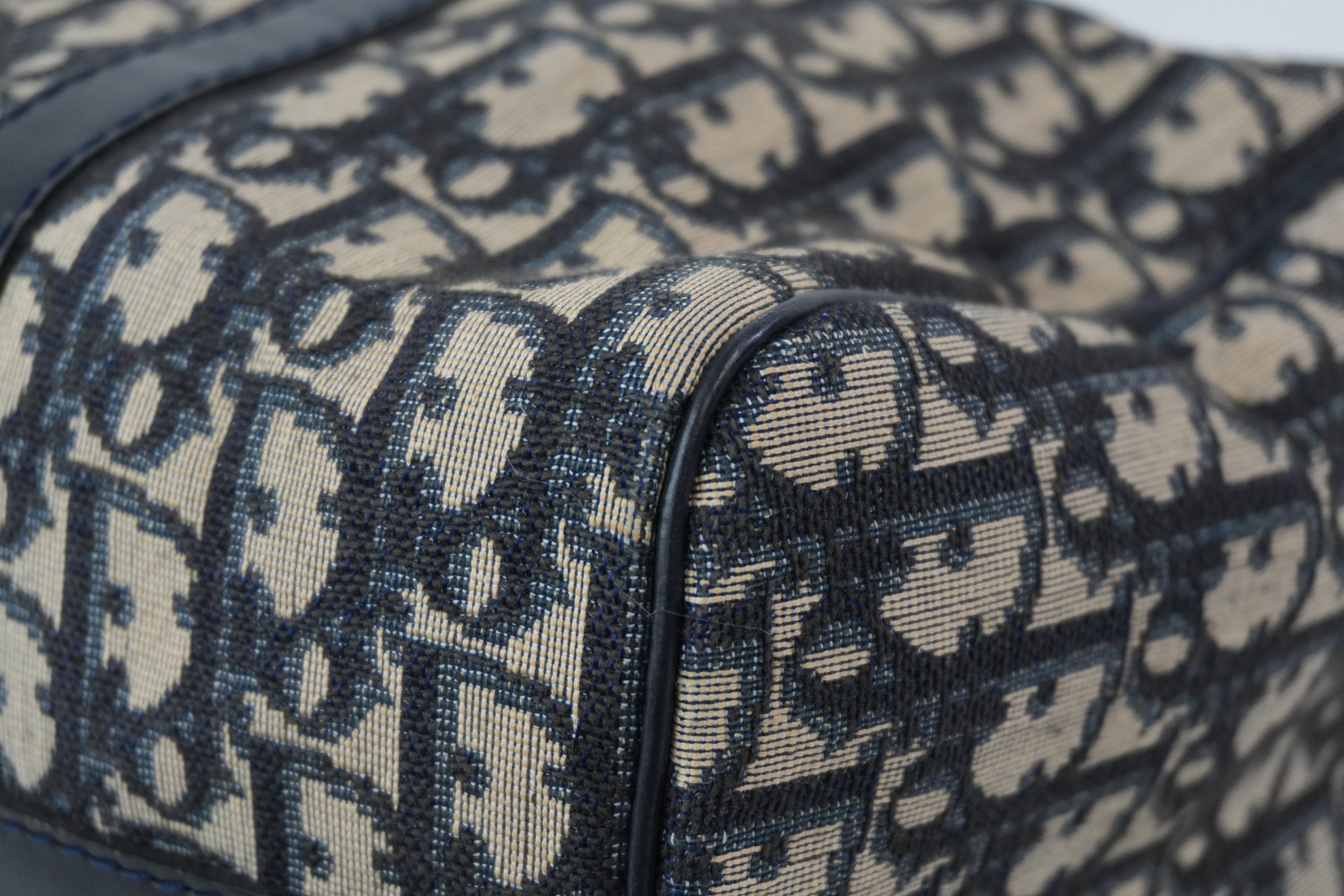 Pre-Owned DIOR Oblique Boston Bag