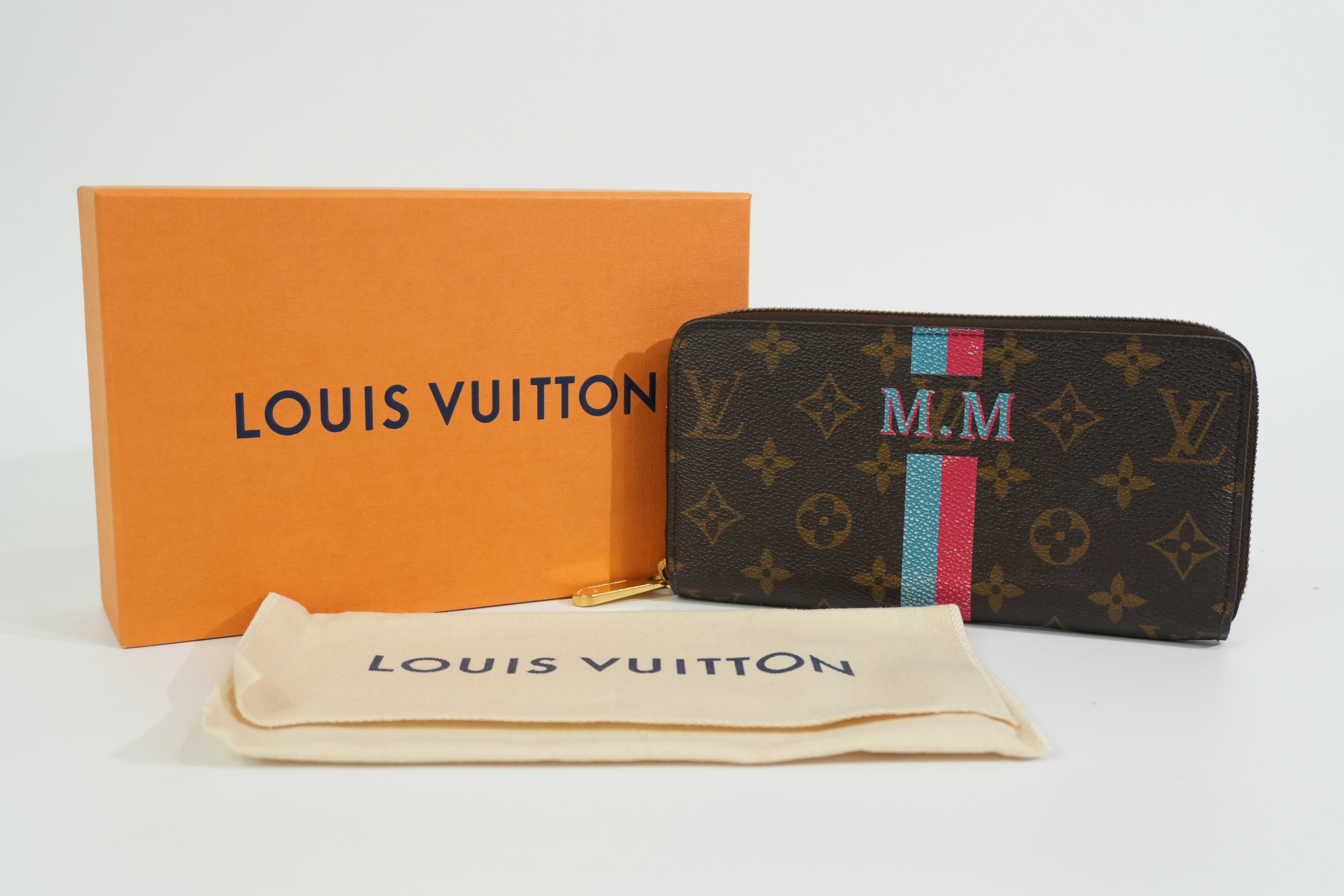 Pre-owned Louis Vuitton Monogram Zippy Long Wallet