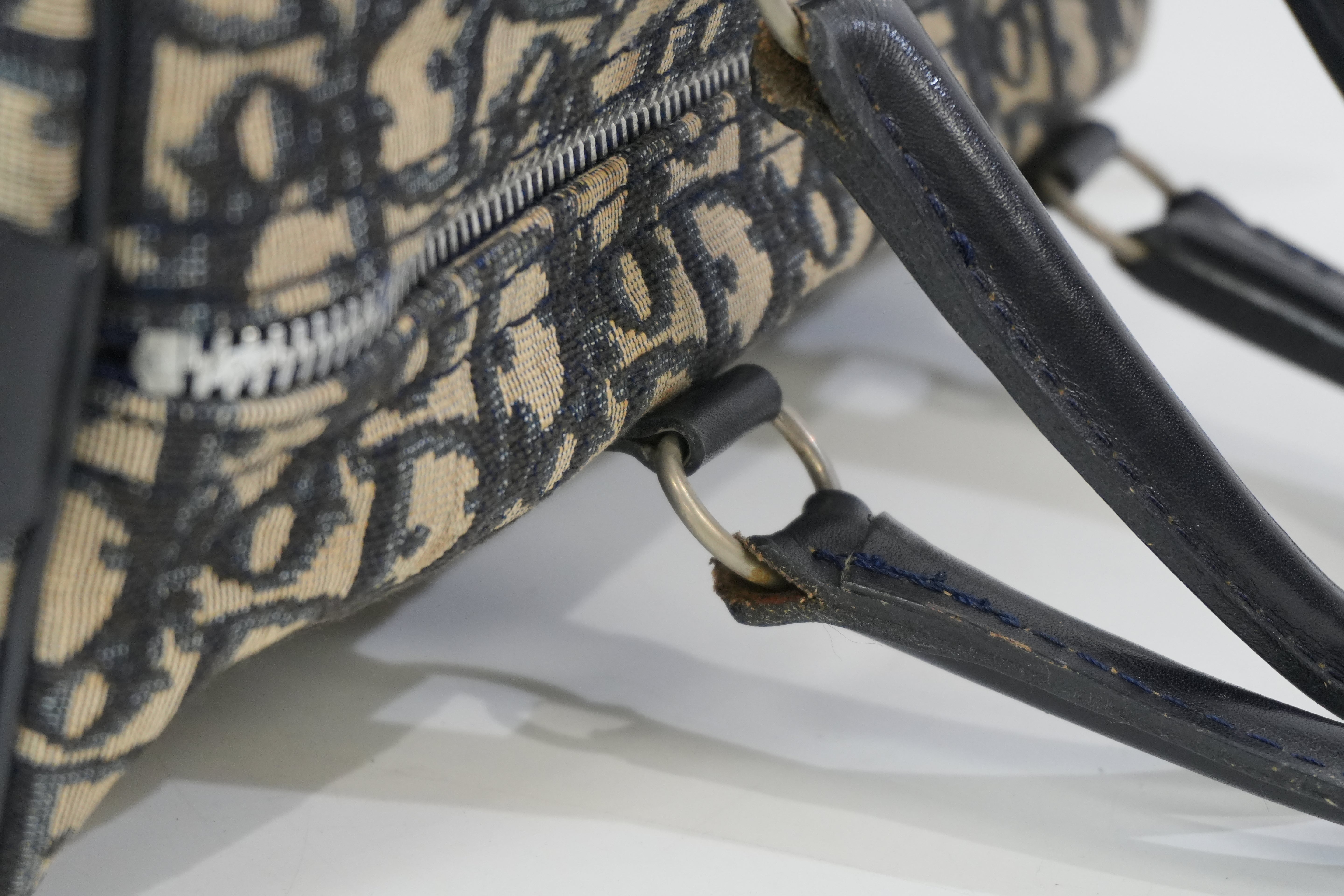 Pre-Owned DIOR Oblique Boston Bag