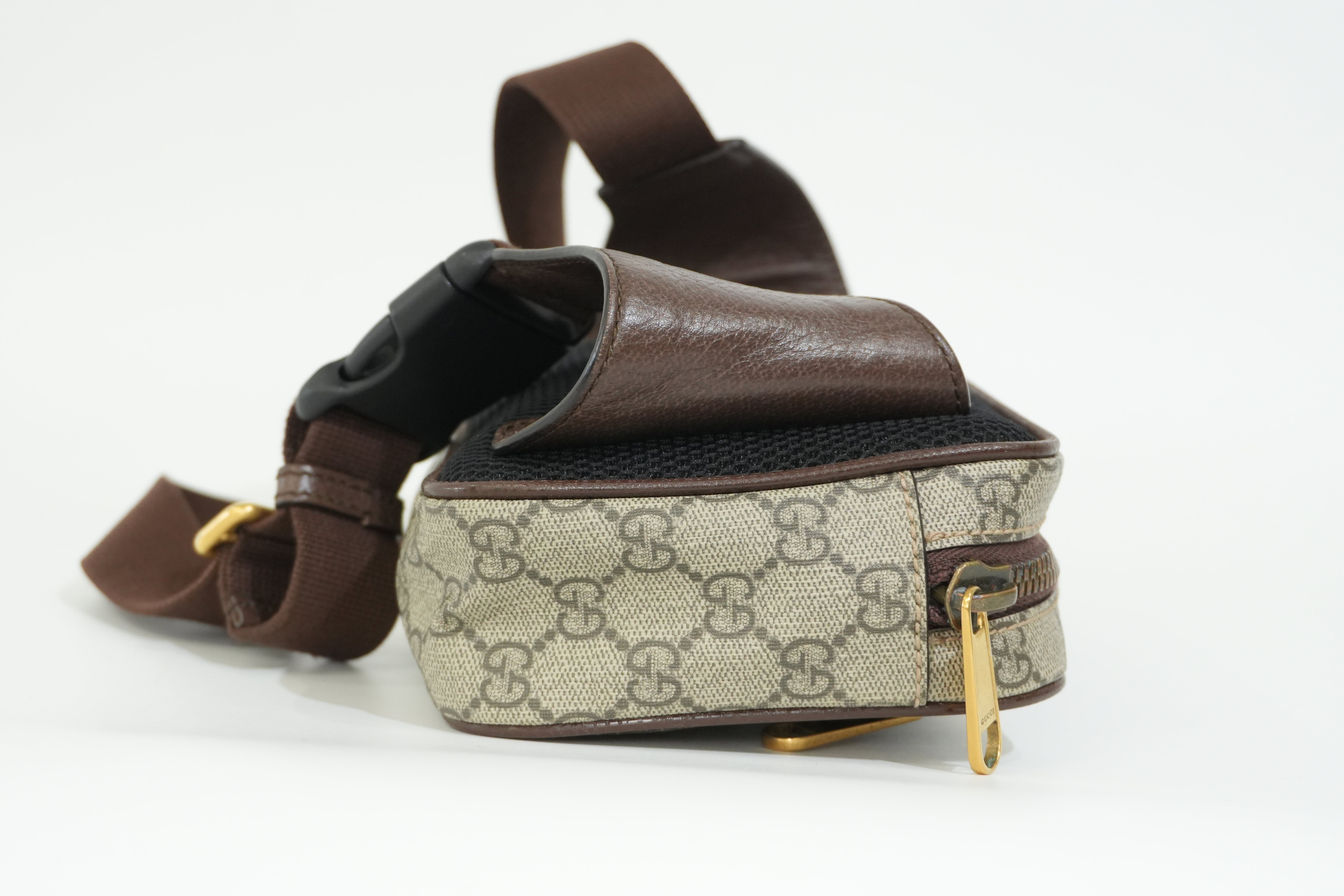 Pre-owned Gucci Ophidia Bumbag Brown