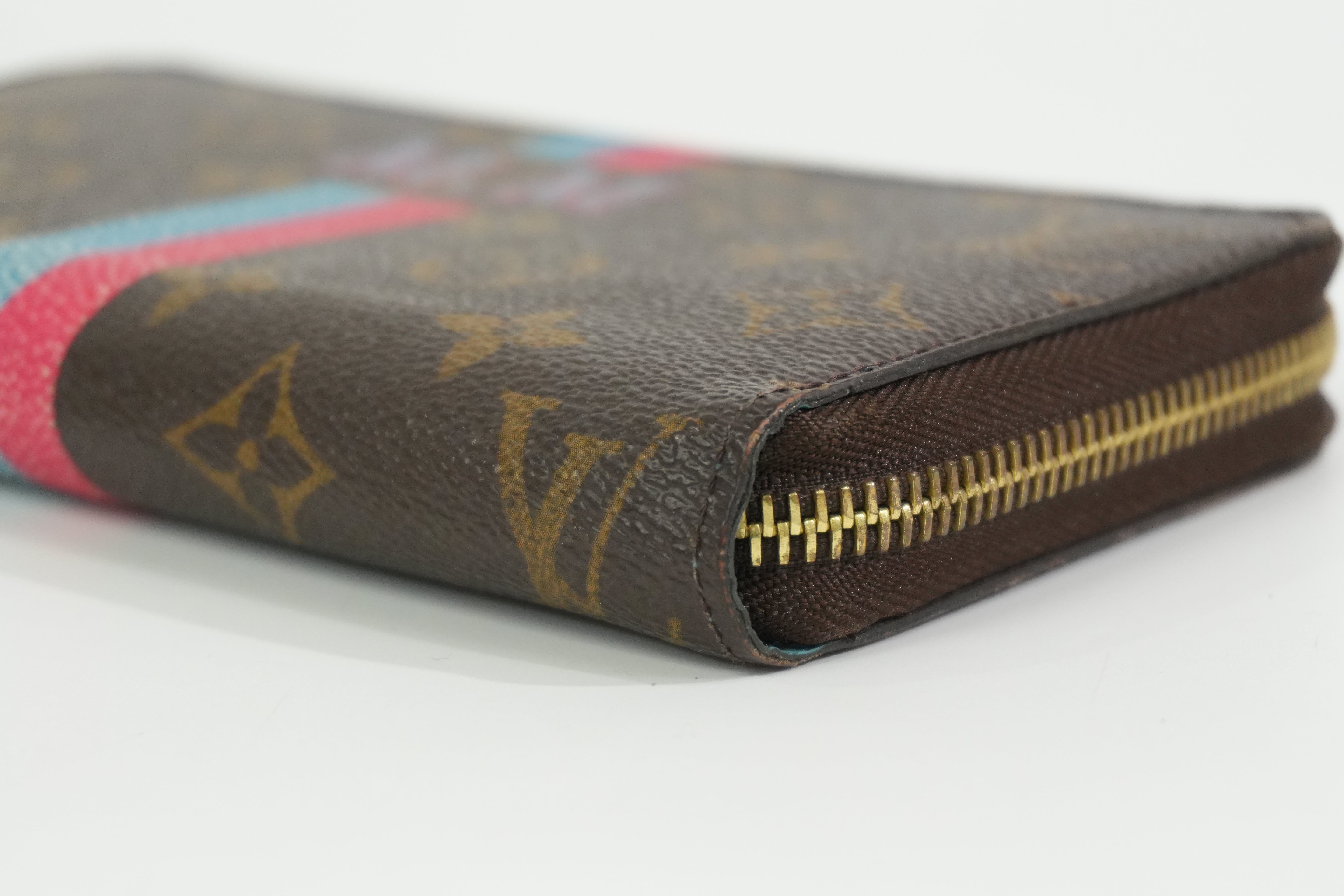 Pre-owned Louis Vuitton Monogram Zippy Long Wallet