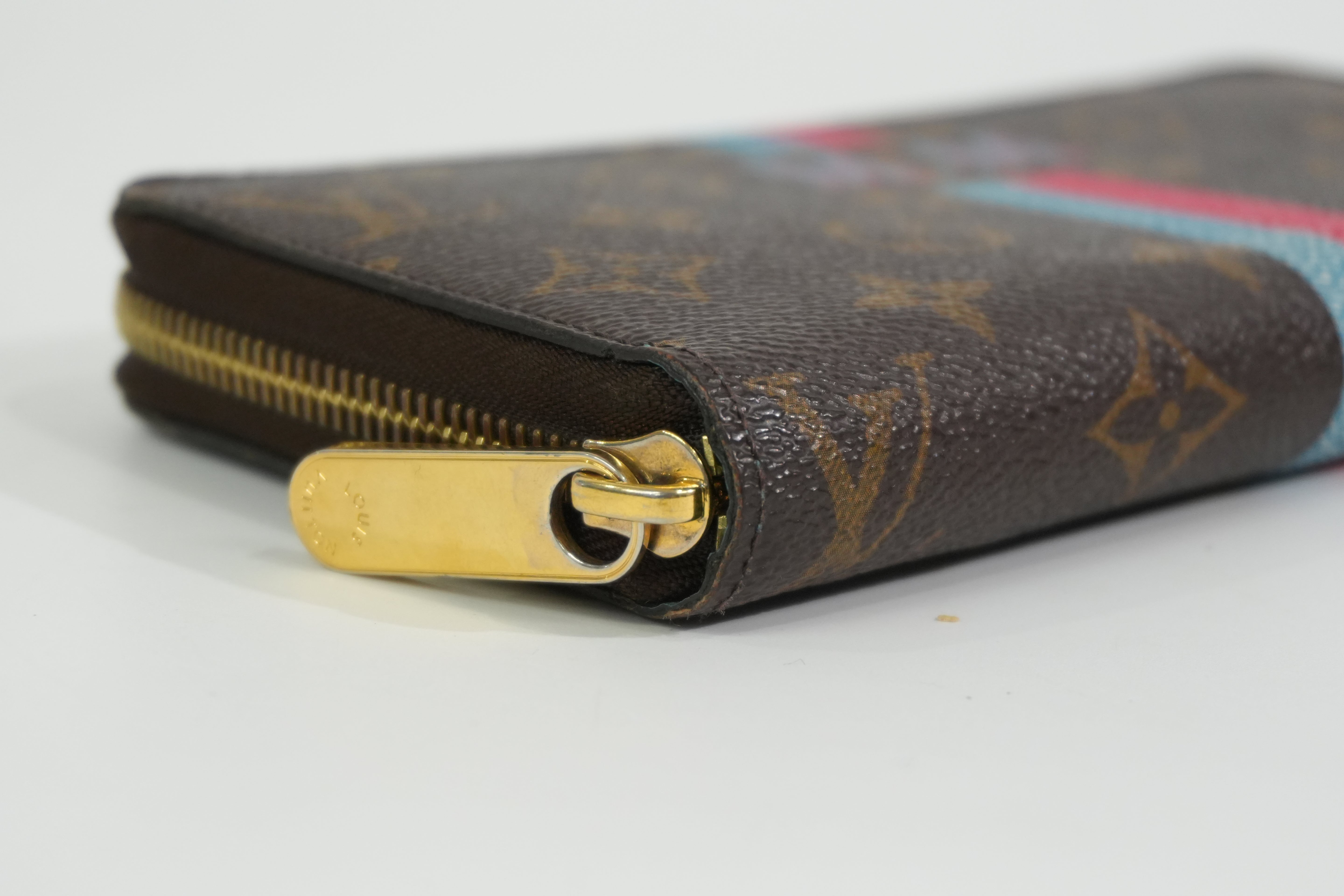 Pre-owned Louis Vuitton Monogram Zippy Long Wallet