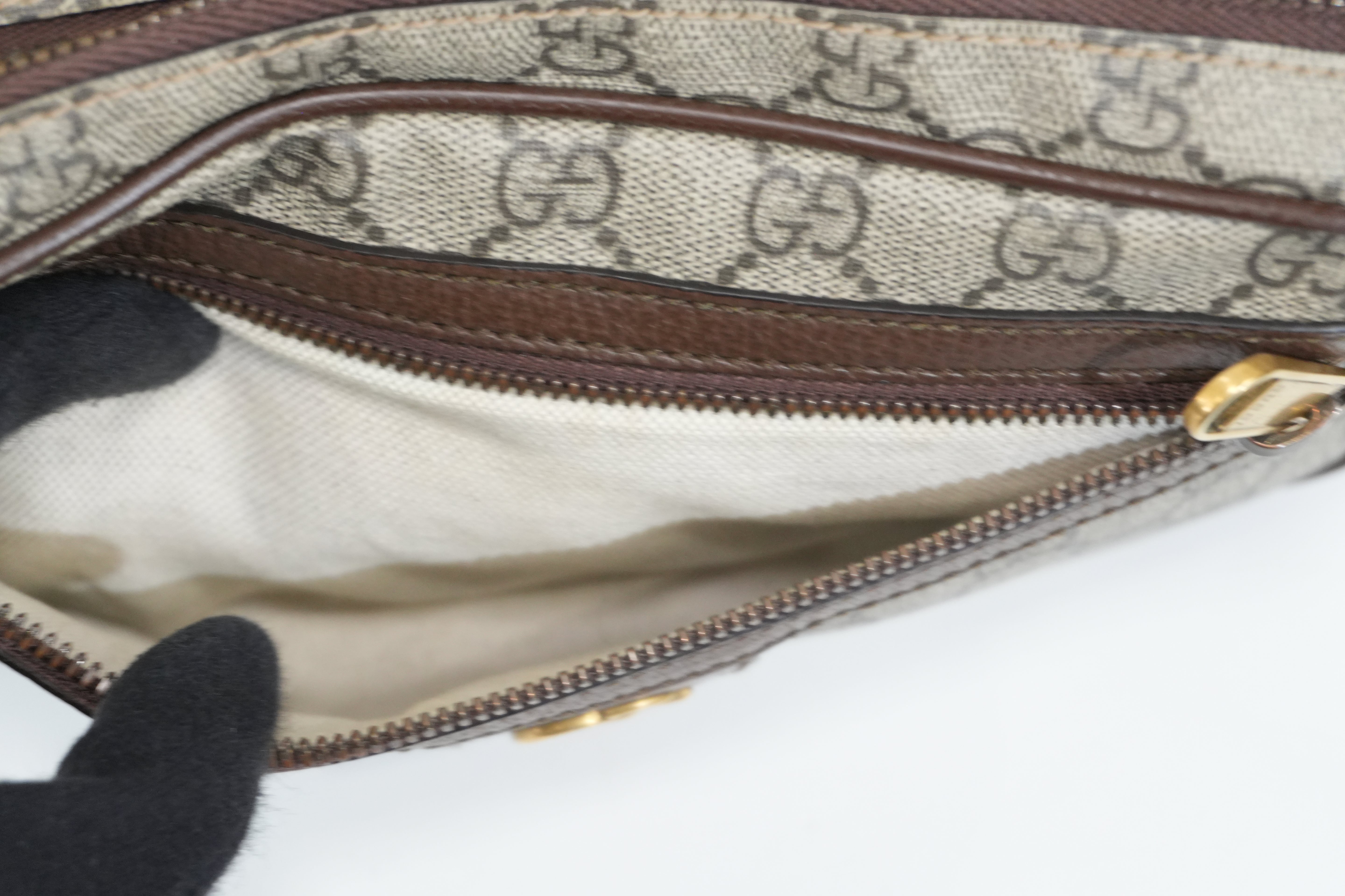 Pre-owned Gucci Ophidia Bumbag Brown