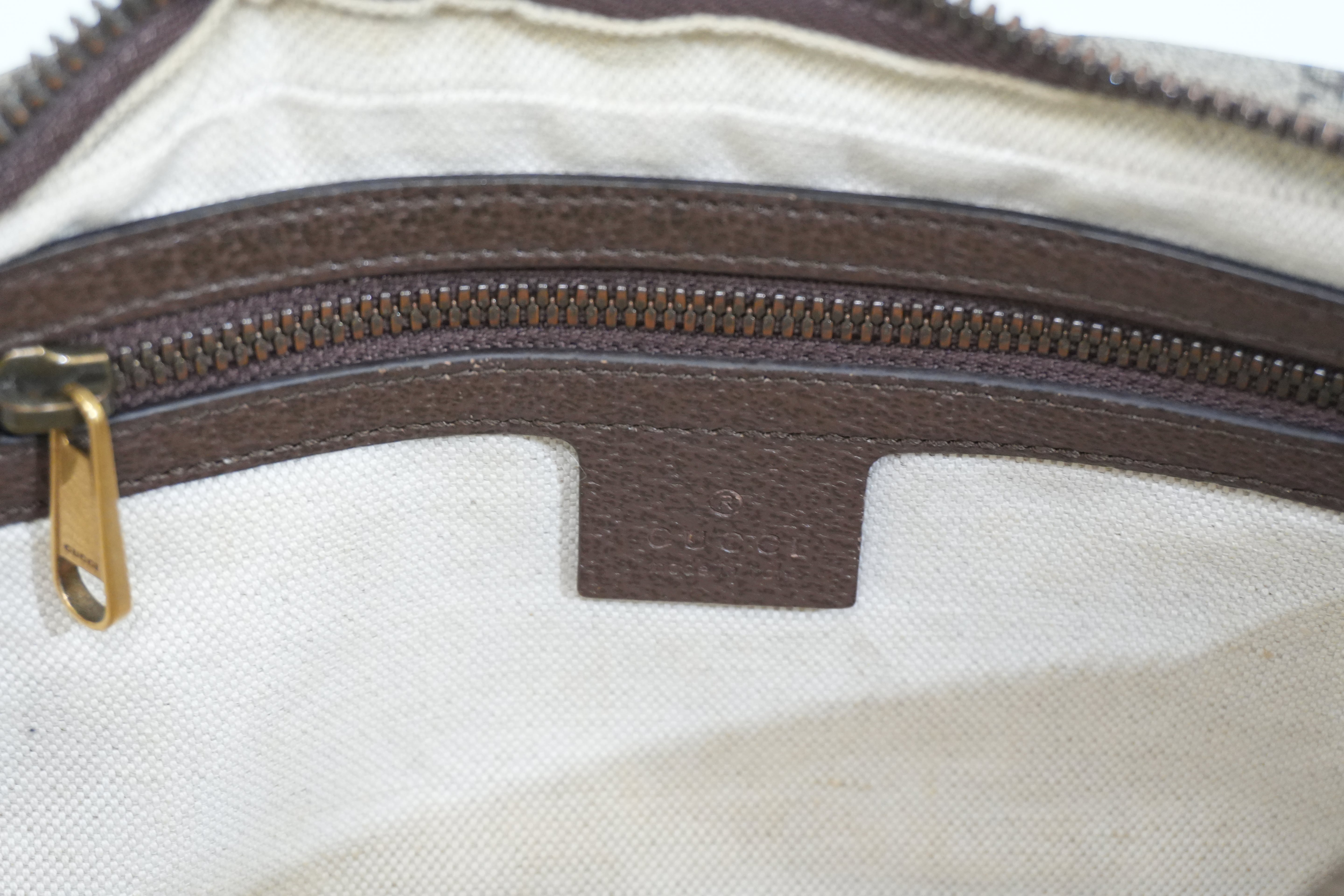 Pre-owned Gucci Ophidia Bumbag Brown