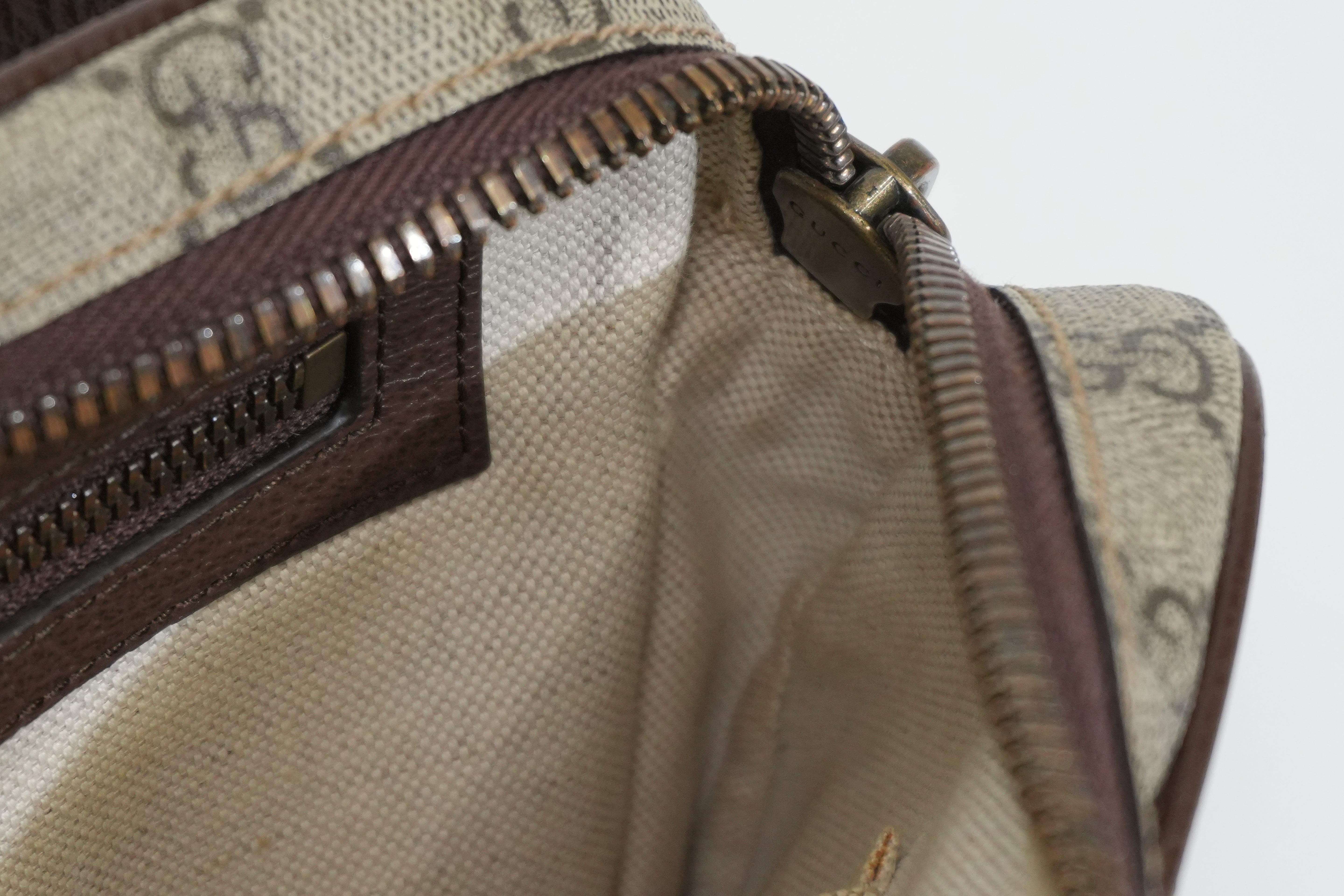 Pre-owned Gucci Ophidia Bumbag Brown