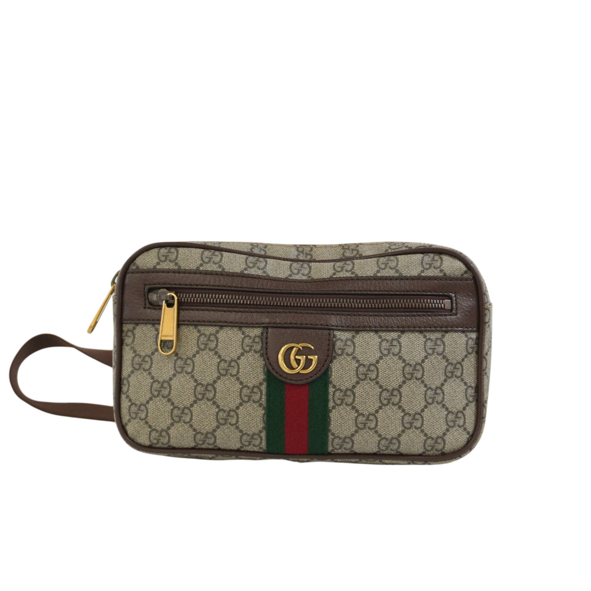 Pre-owned Gucci Ophidia Bumbag Brown