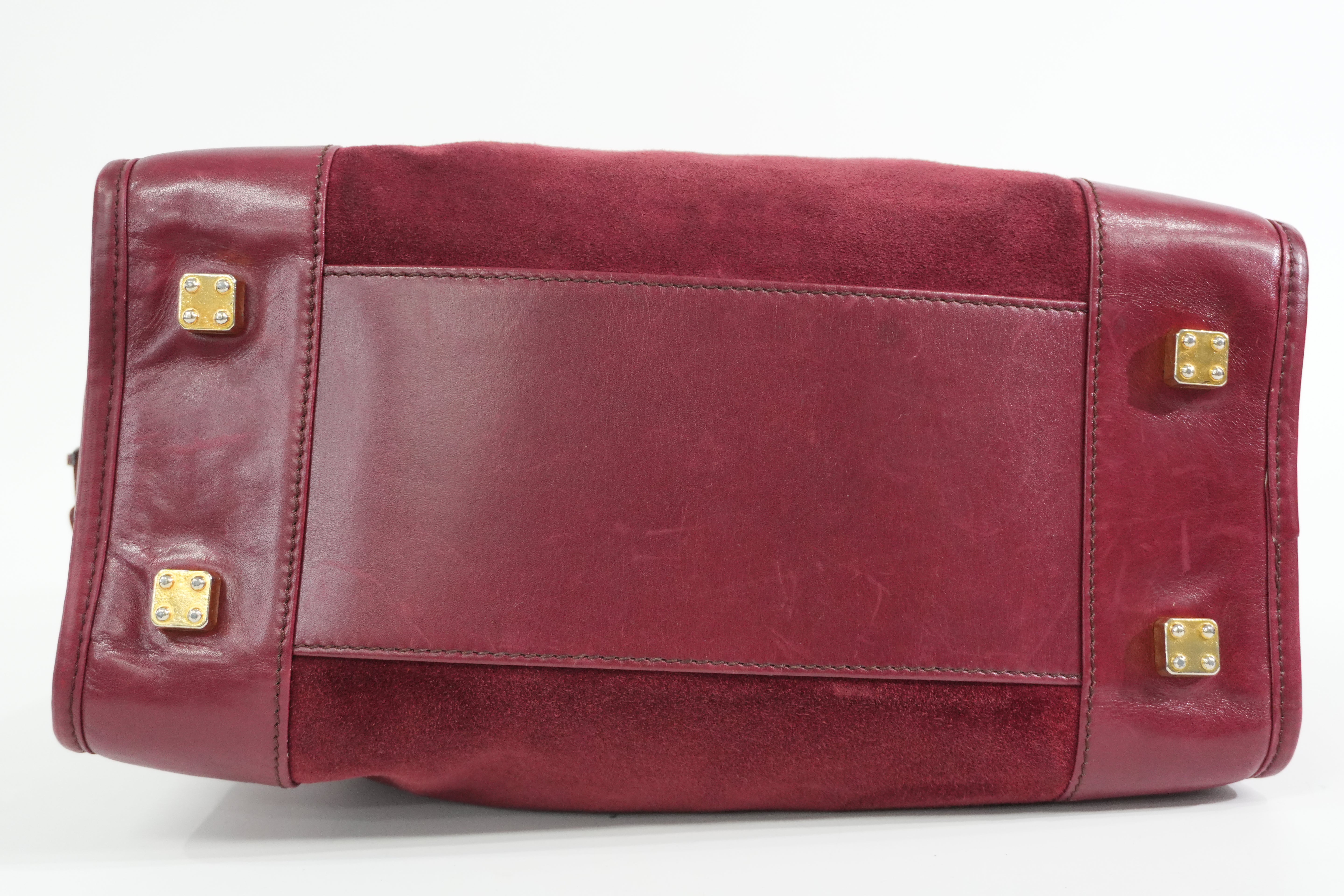 Pre-owned Loewe Leather Amazona Handbag Red