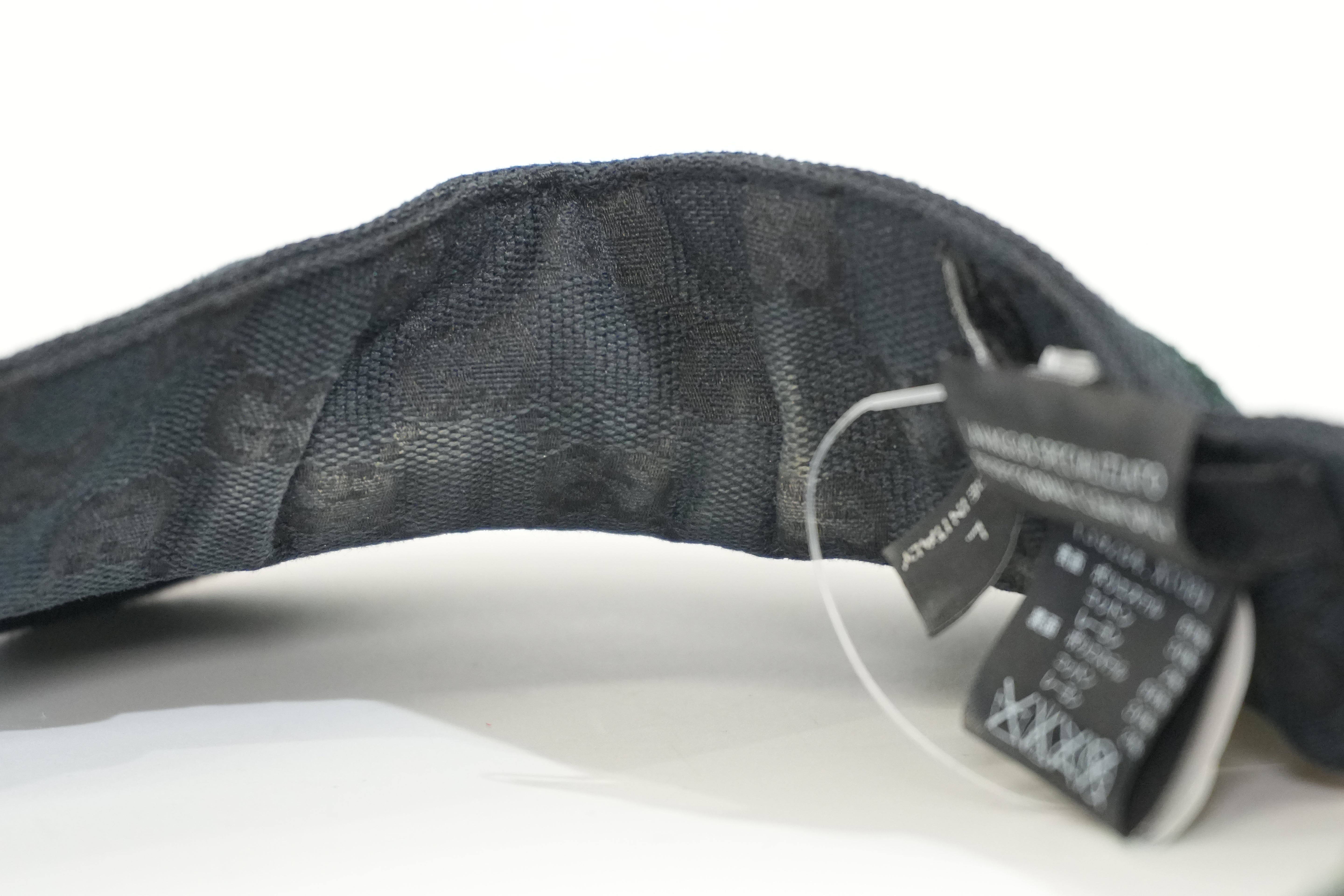 Pre-owned Gucci Sunvisor Black