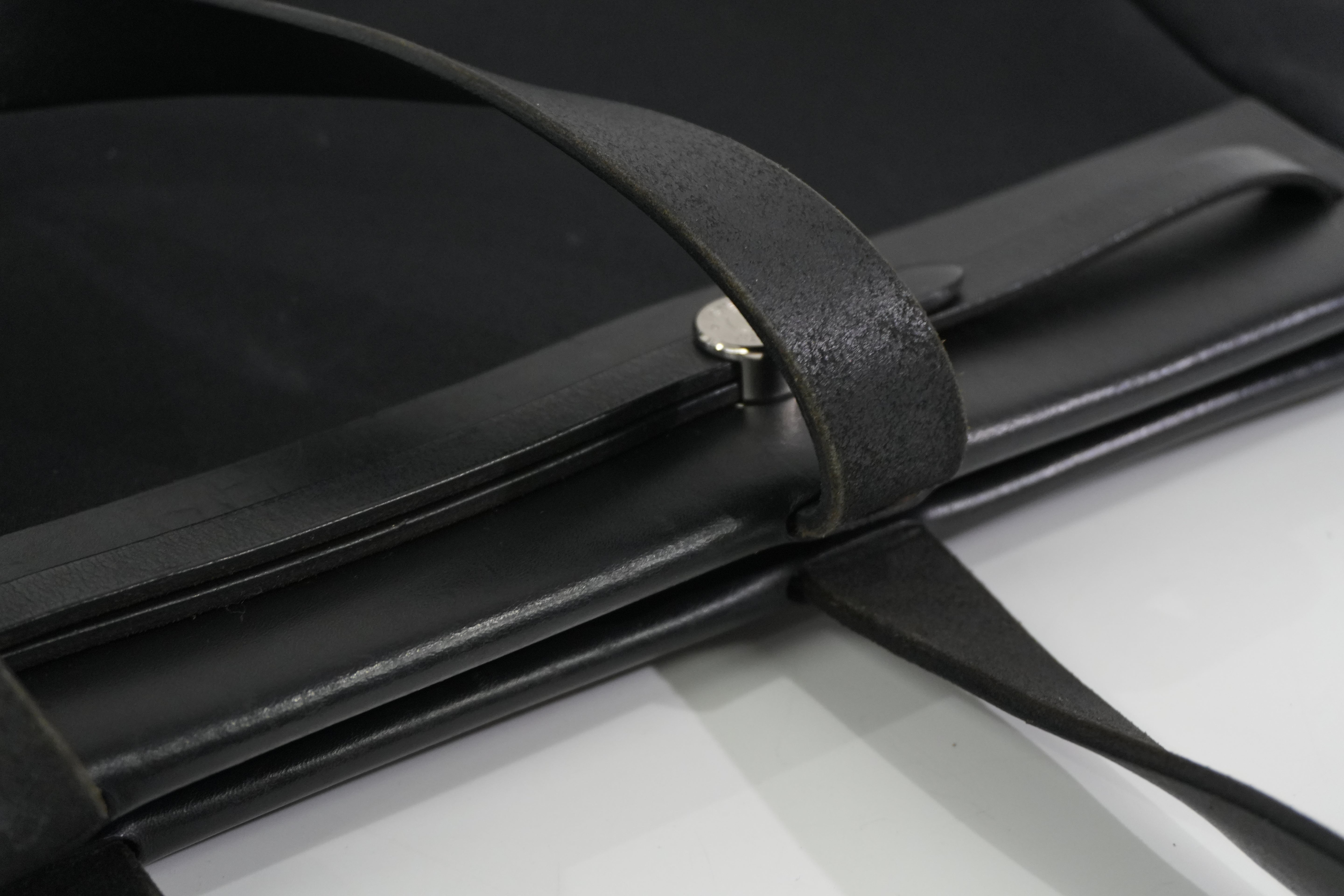 Pre-owned Hermes Herbag Cabas GM Tote Bag Black