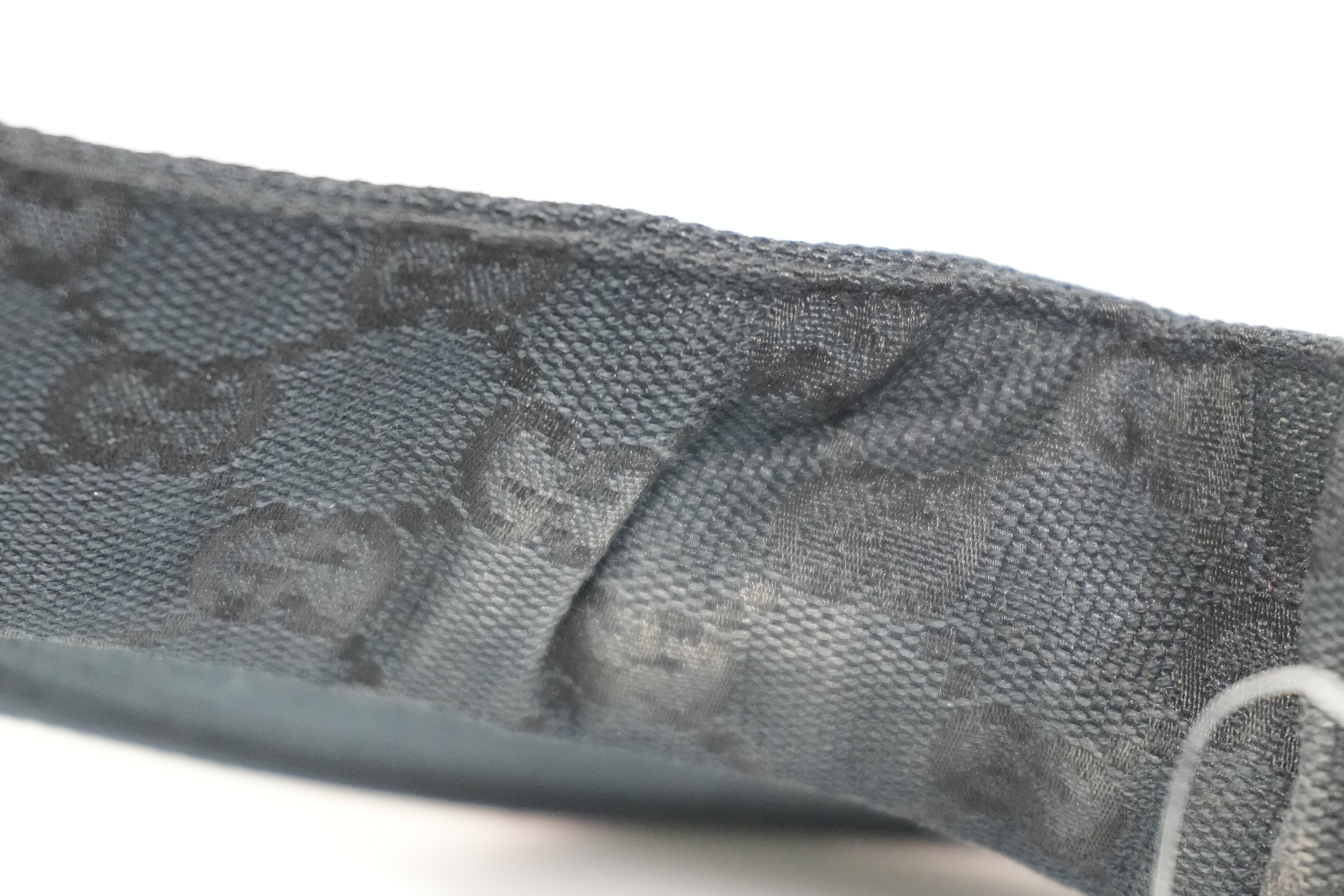 Pre-owned Gucci Sunvisor Black