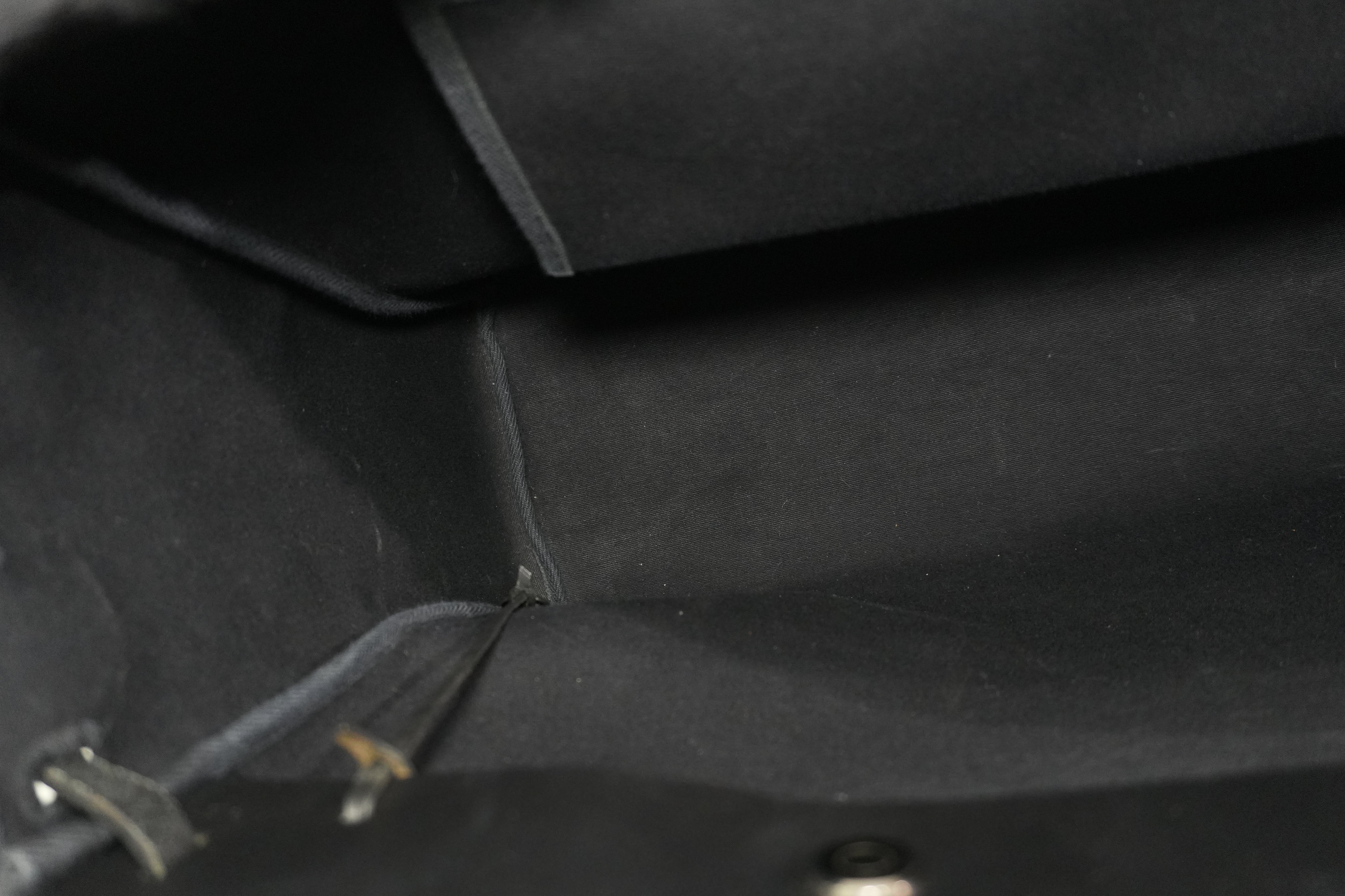 Pre-owned Hermes Herbag Cabas GM Tote Bag Black