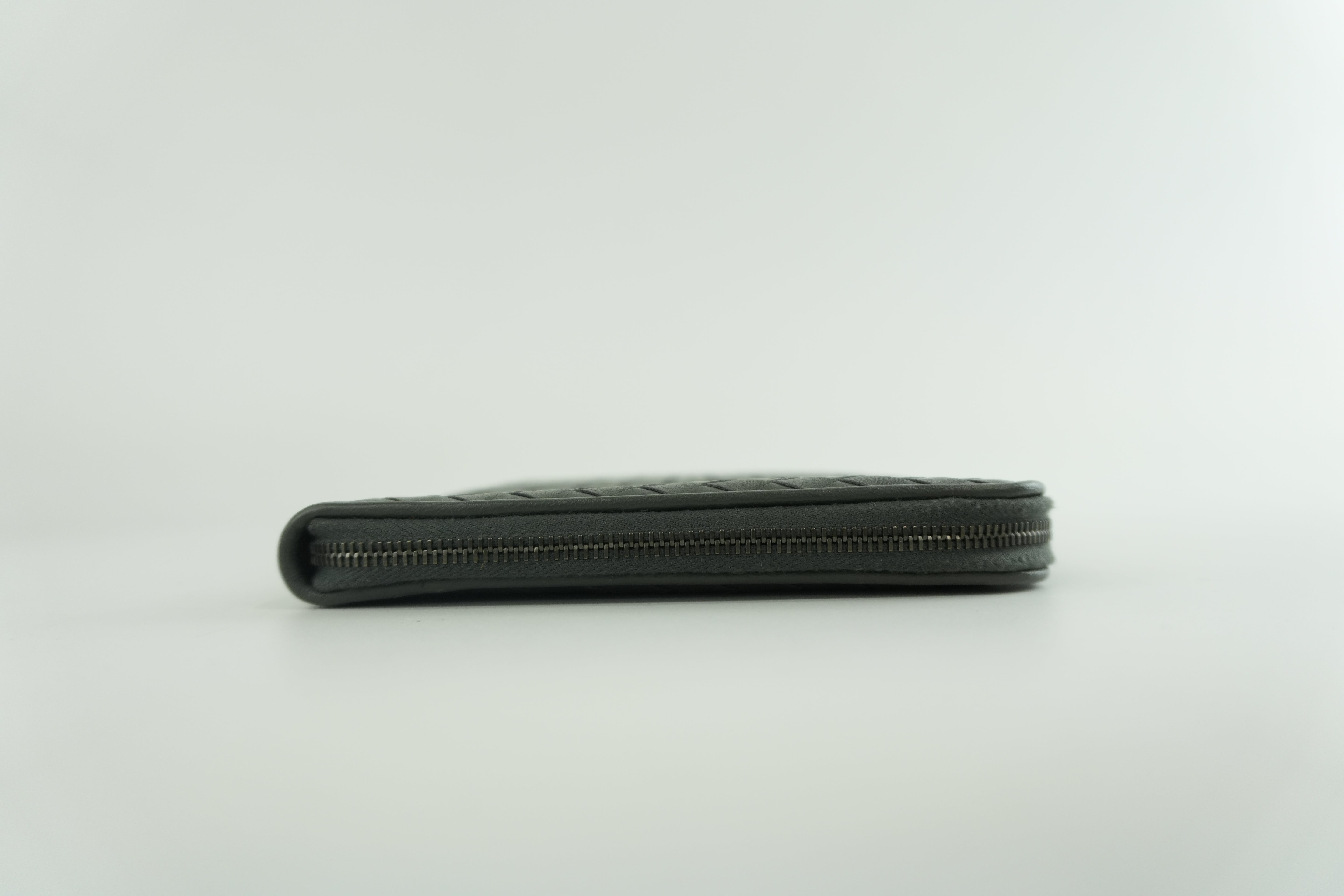 Pre-owned Bottega Veneta Leather Clutch Bag Gray