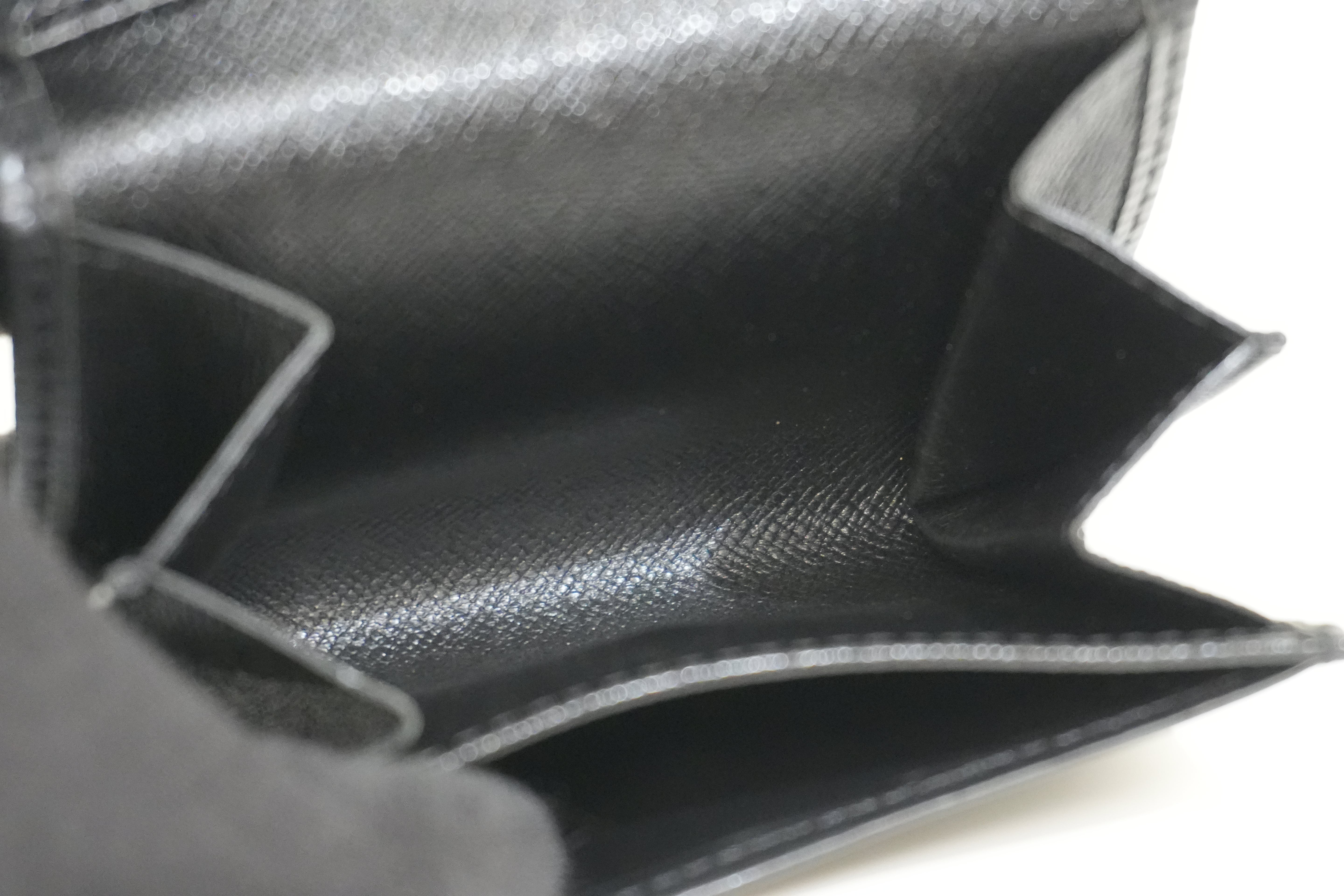 Pre-owned Louis Vuitton Card Holder Black