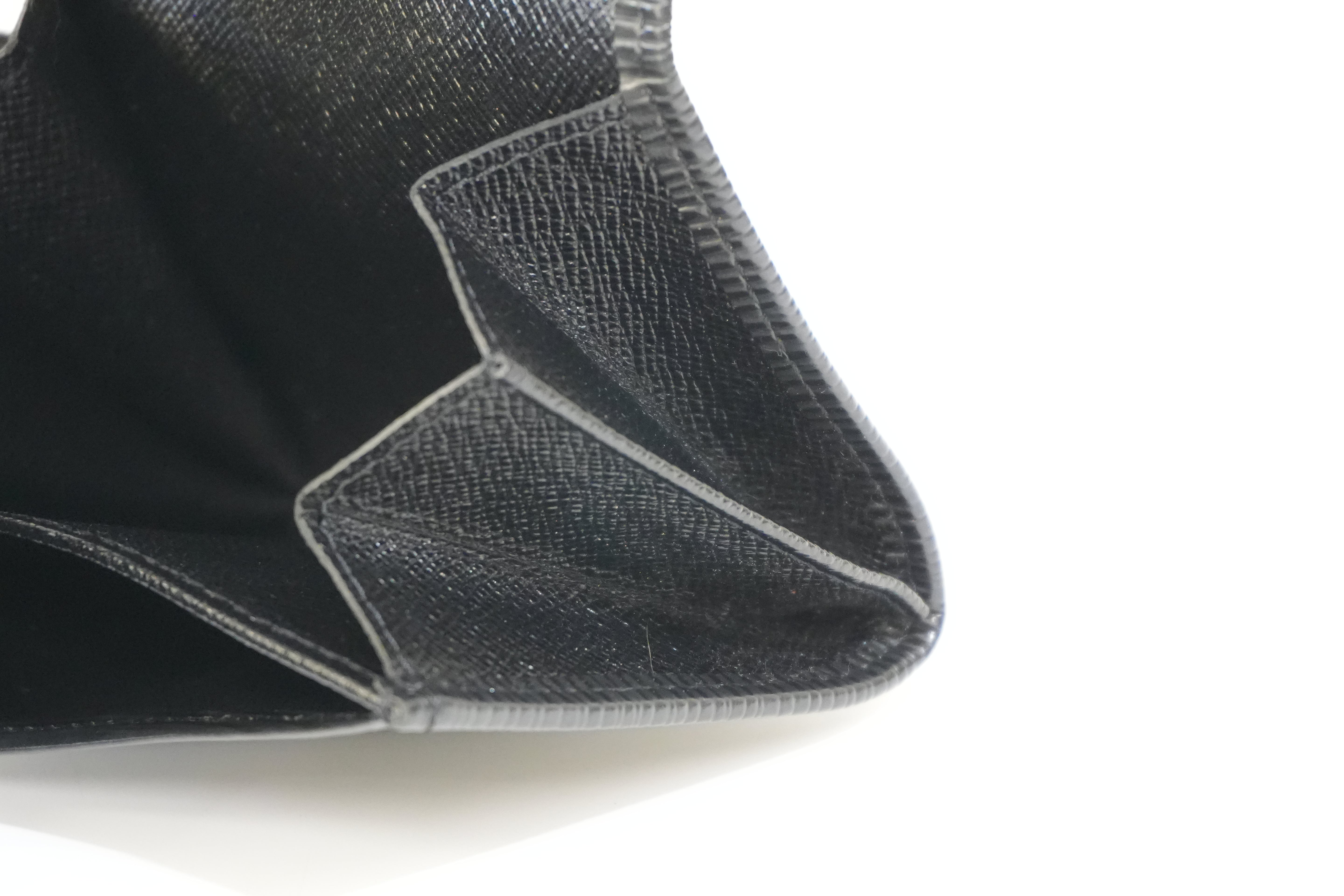 Pre-owned Louis Vuitton Card Holder Black