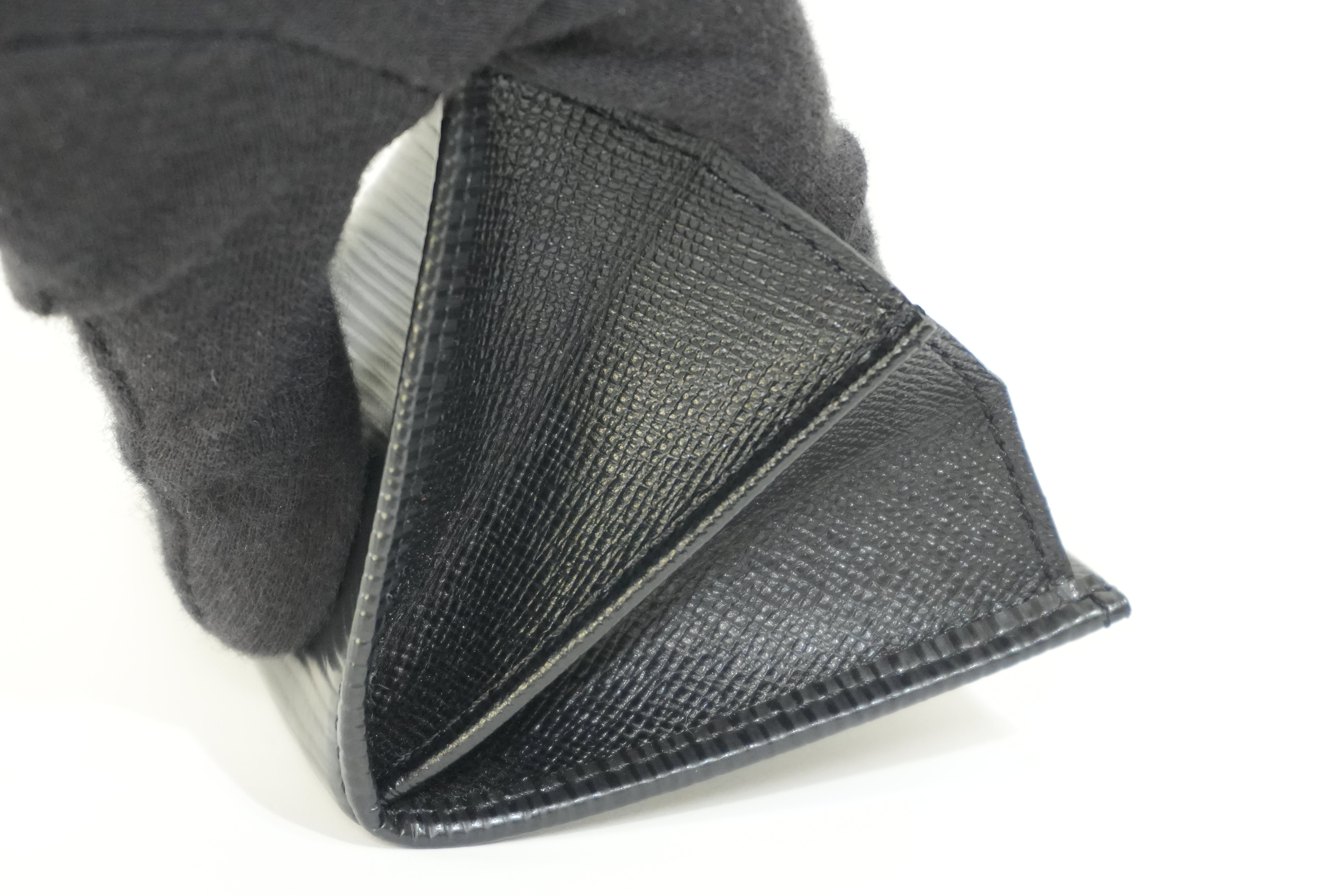 Pre-owned Louis Vuitton Card Holder Black