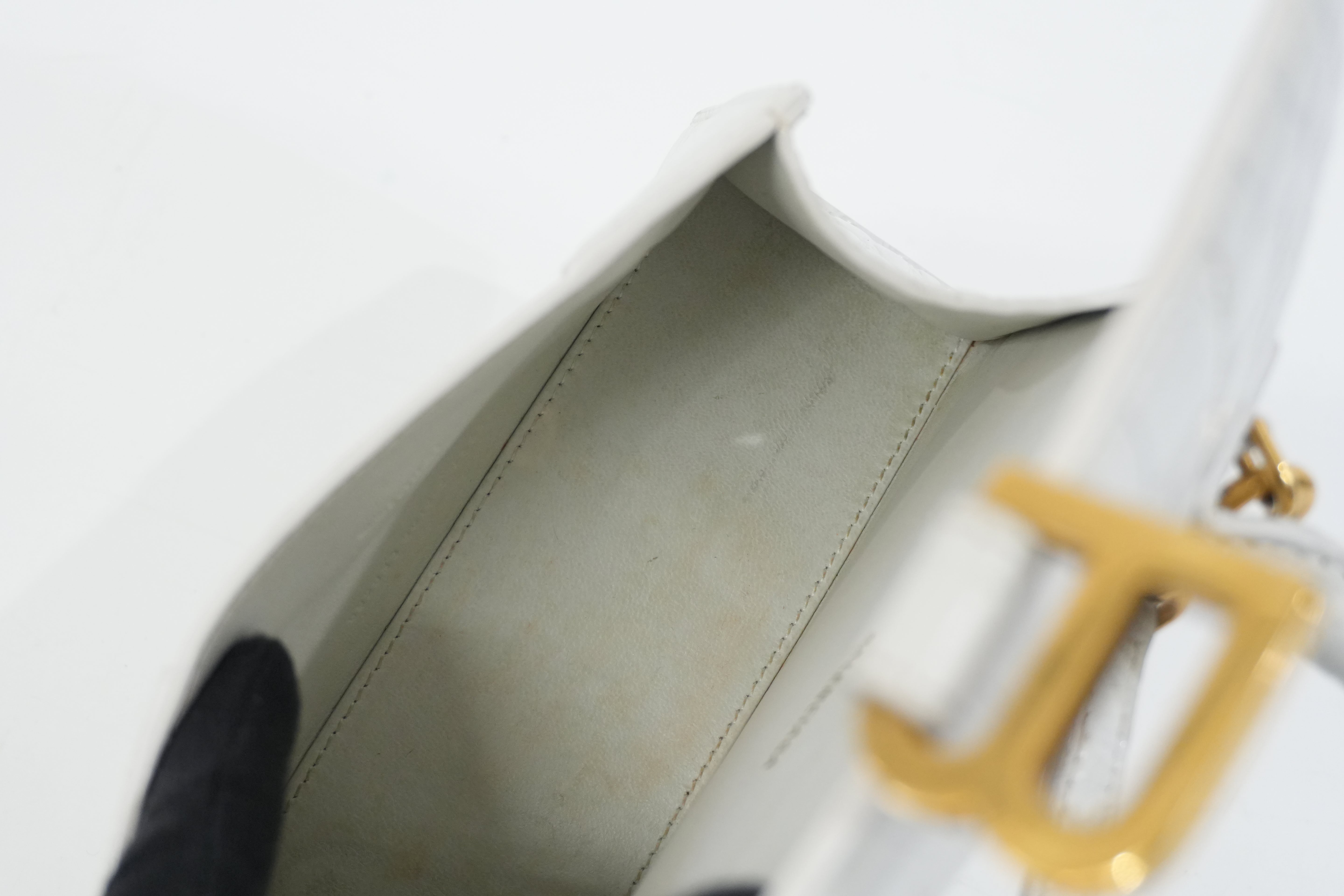Balenciaga Hourglass XS Top Handle White