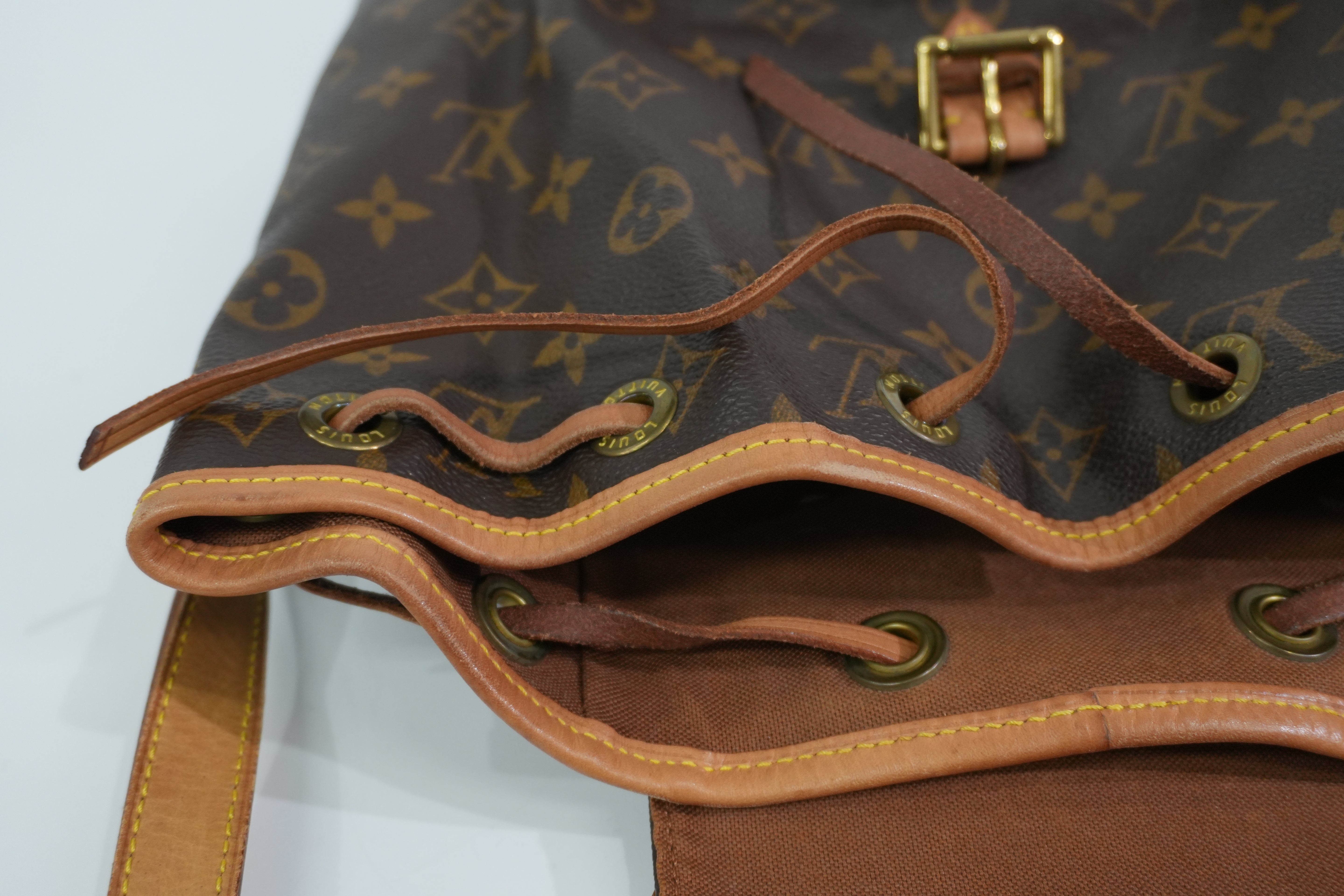 Pre-owned Louis Vuitton Monogram Montsouris PM Backpack