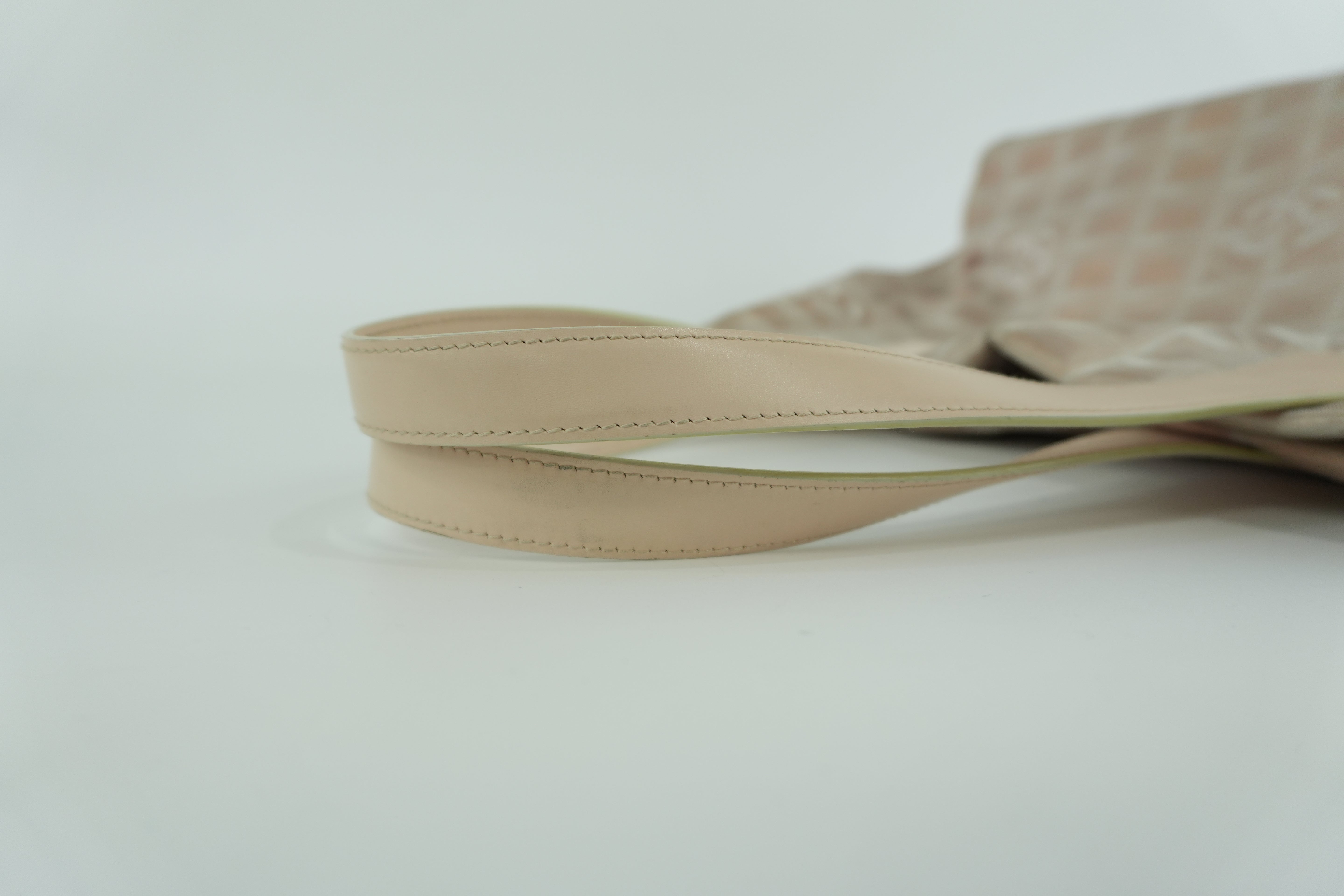 Chanel New Travel Line Tote MM Pink Nylon Used