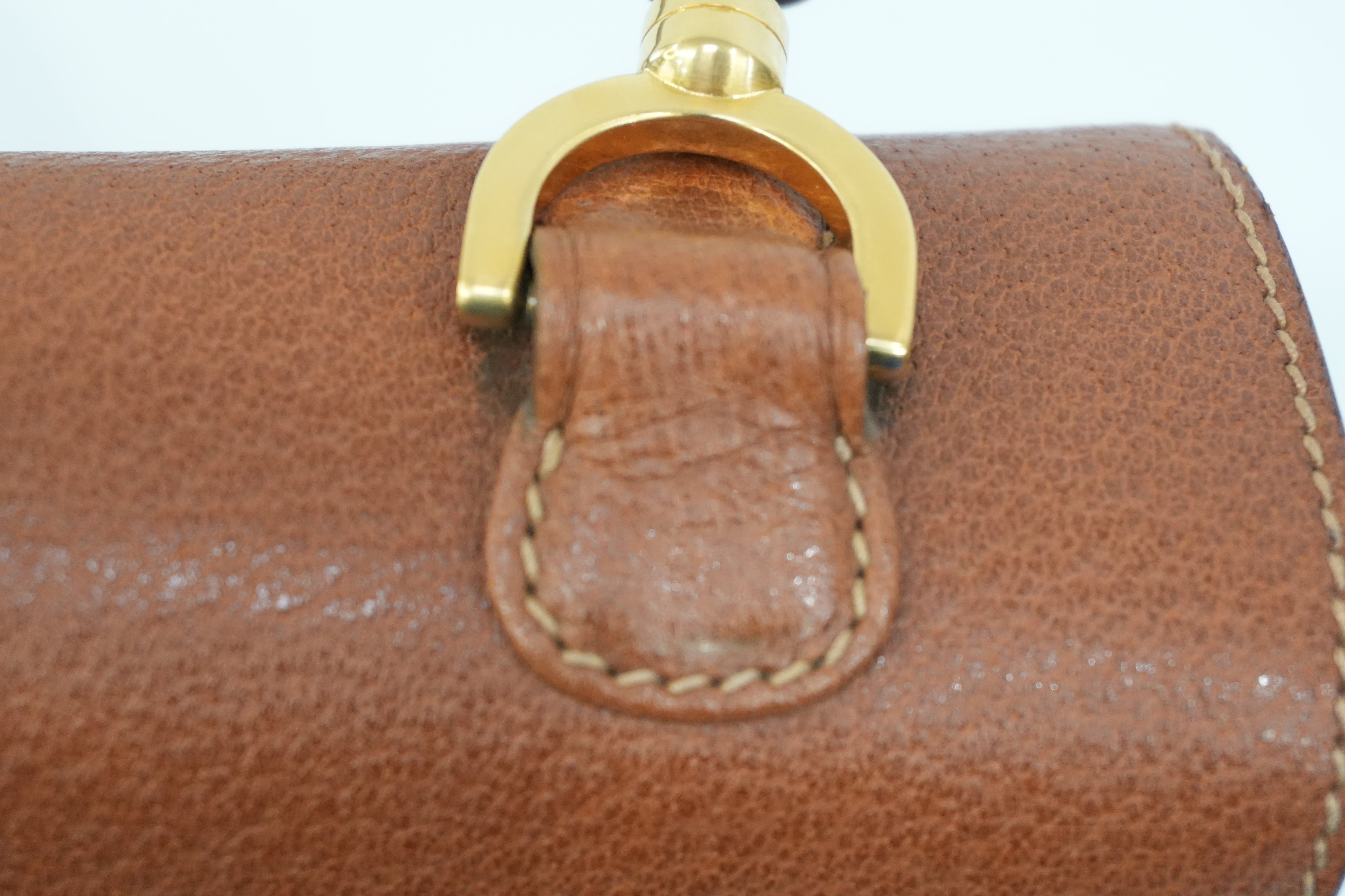 Pre-Owned Gucci Bamboo Handbag Brown