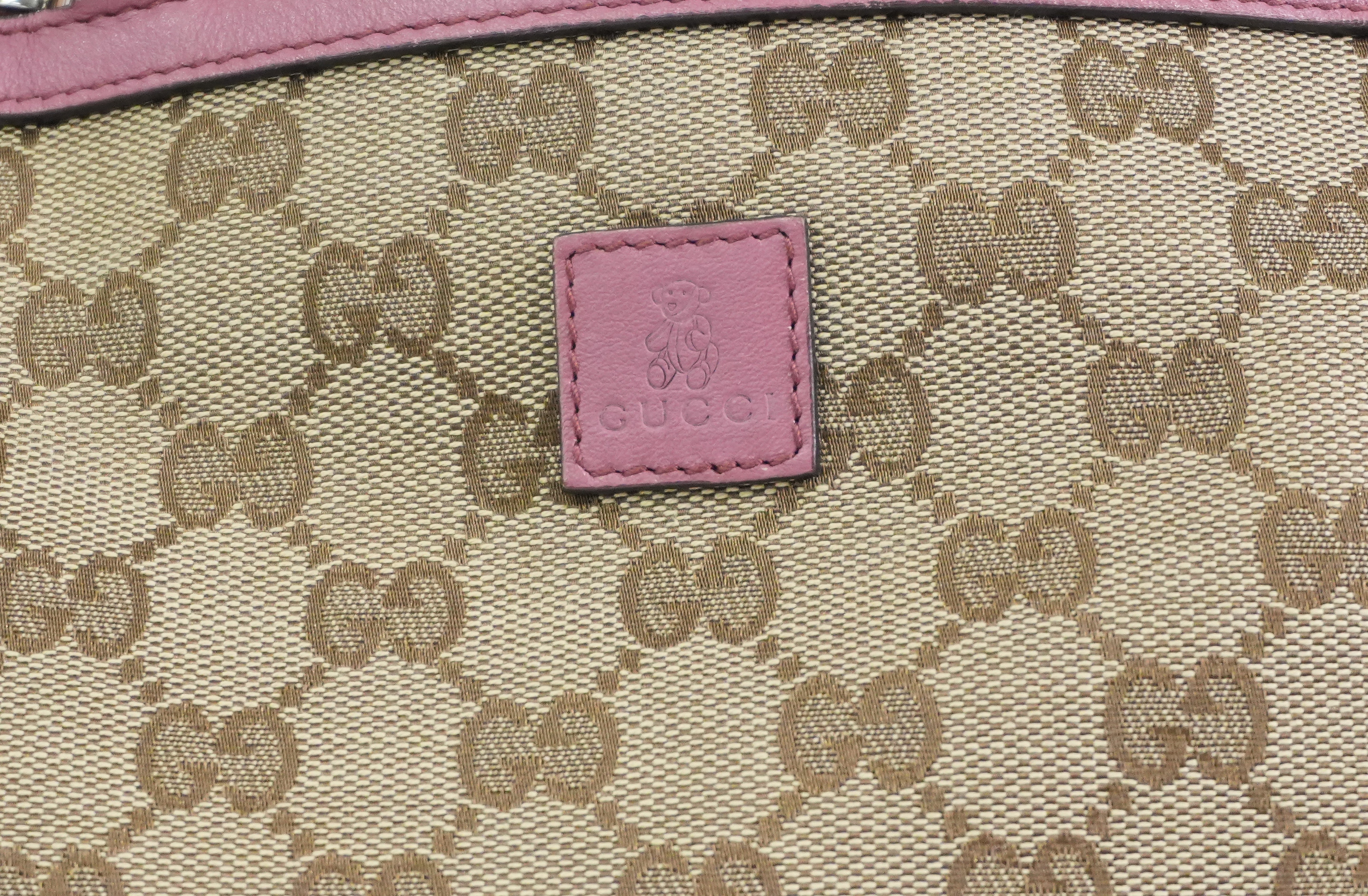 Pre-owned Gucci Bamboo Guccisima Handbag Pink